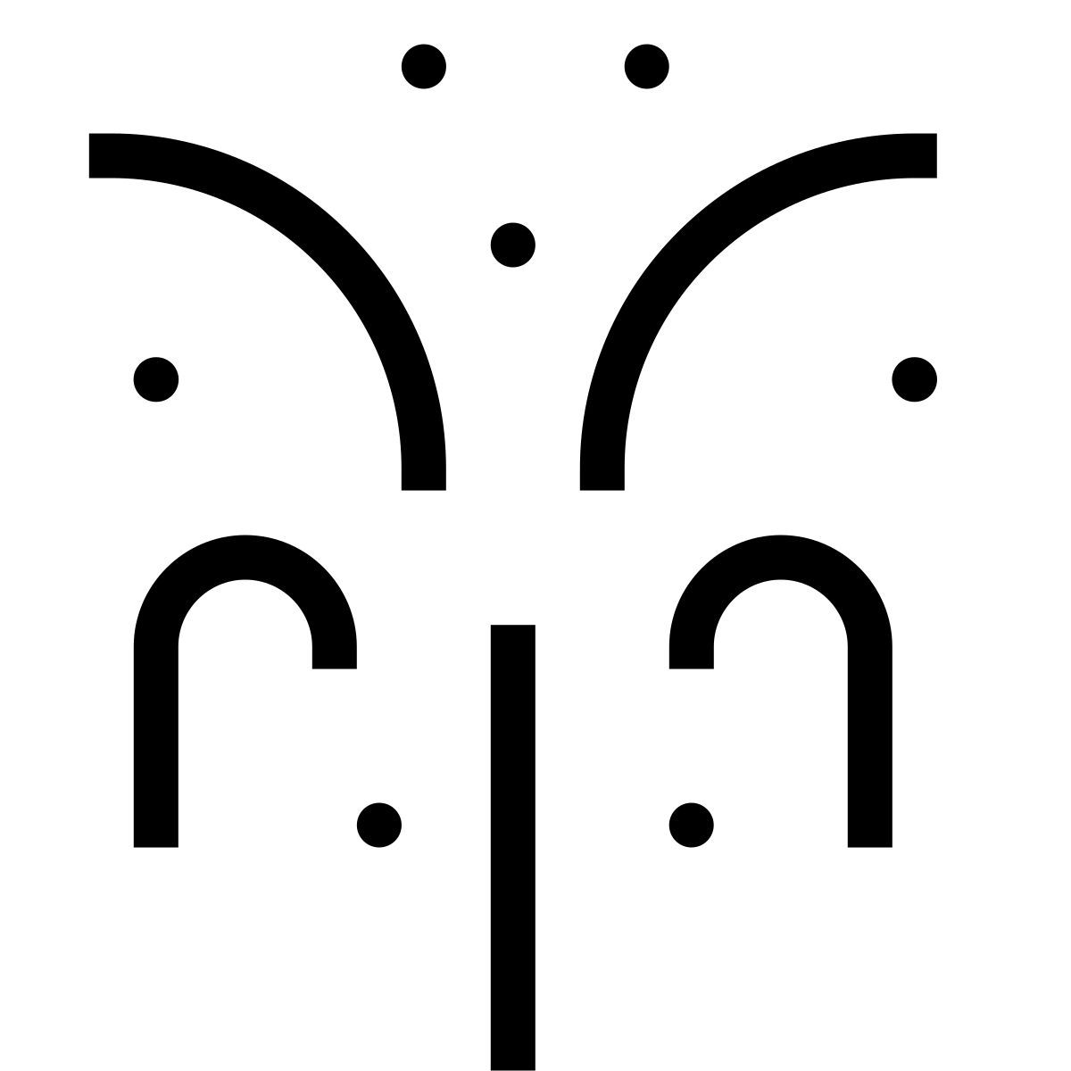 иконка взрыв фейерверка forma thin sharp стиль