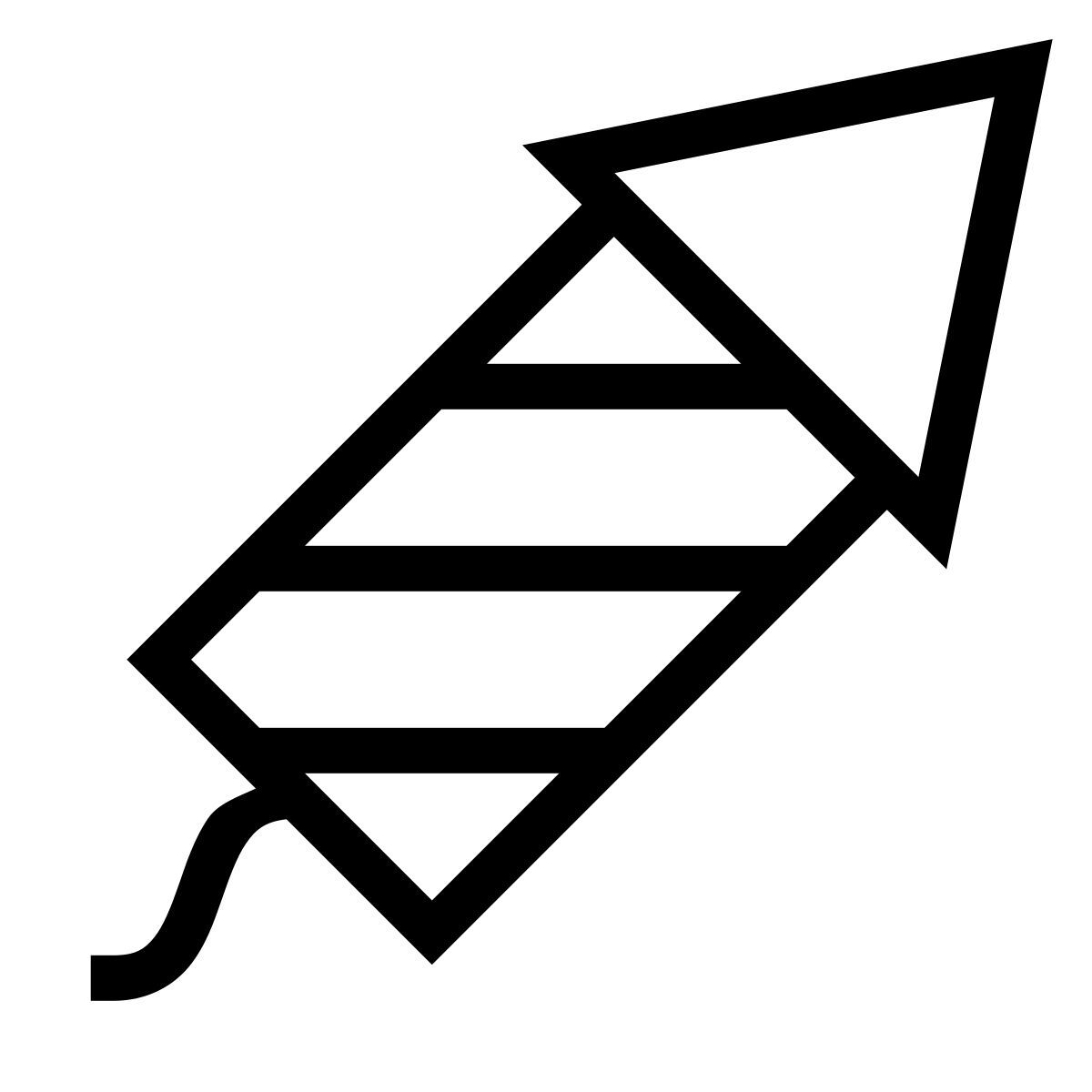 иконка фейерверк forma thin sharp стиль