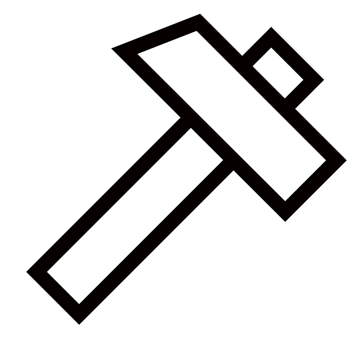forma thin sharp style молоток icon