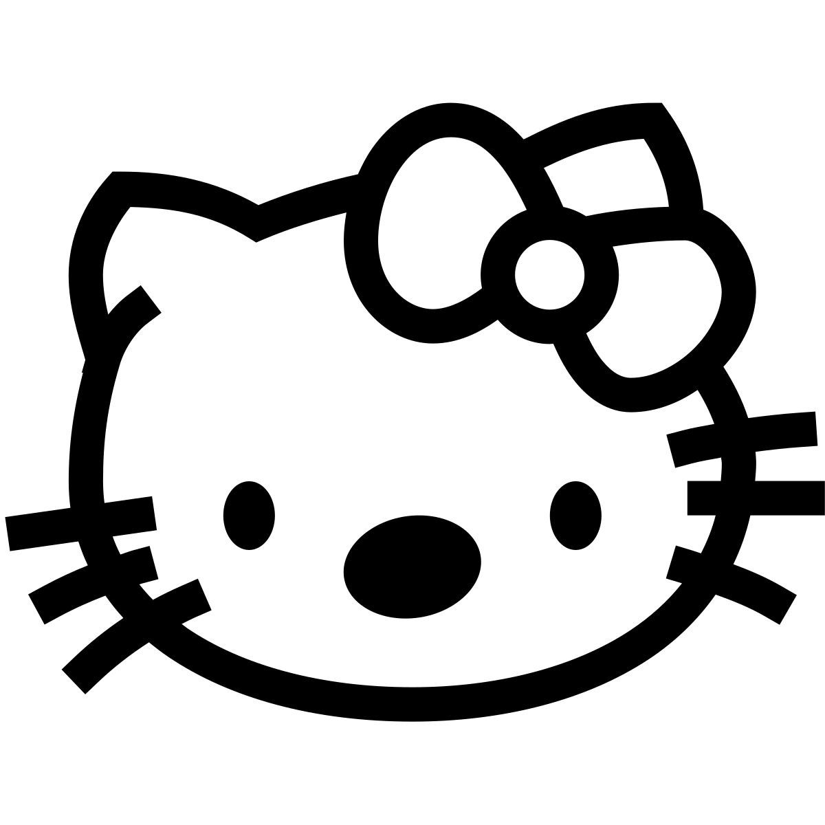 forma thin sharp style hello kitty icon