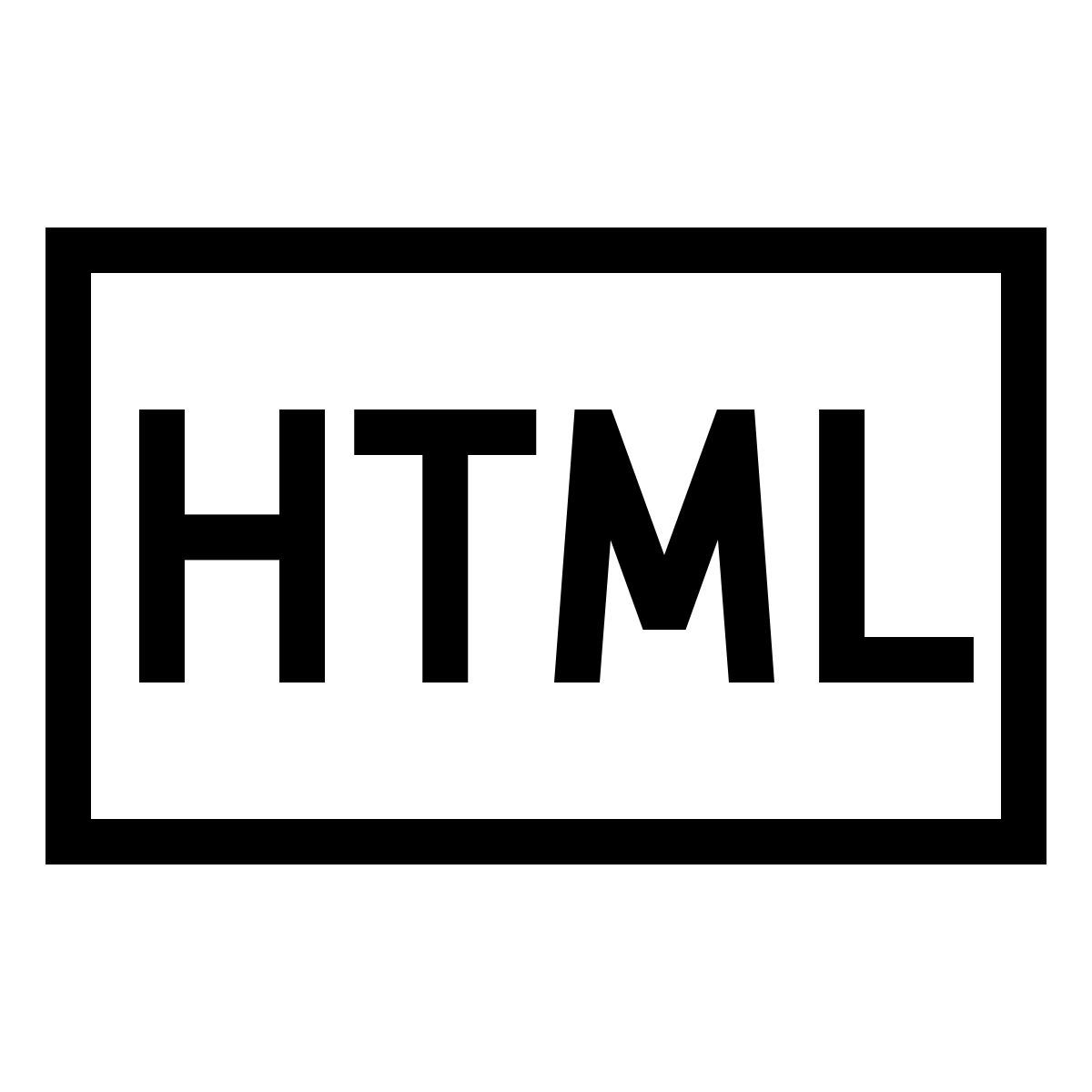 forma thin sharp style html icon