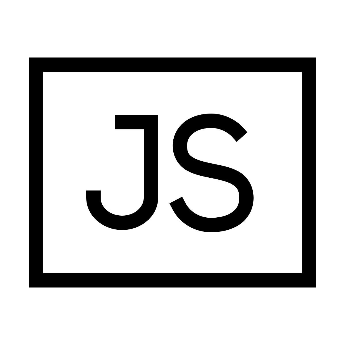 forma thin sharp style javascript icon