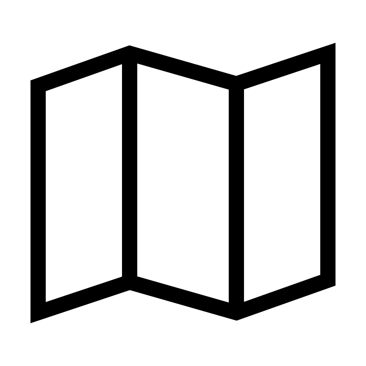 иконка карта forma thin sharp стиль
