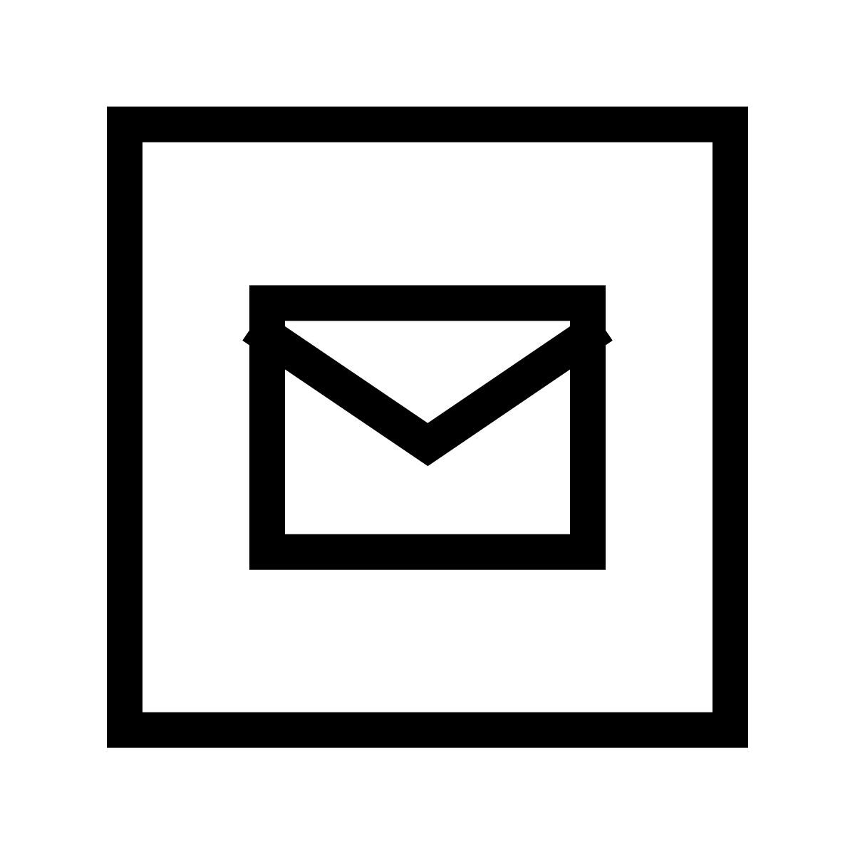 forma thin sharp style сообщение в квадрате icon