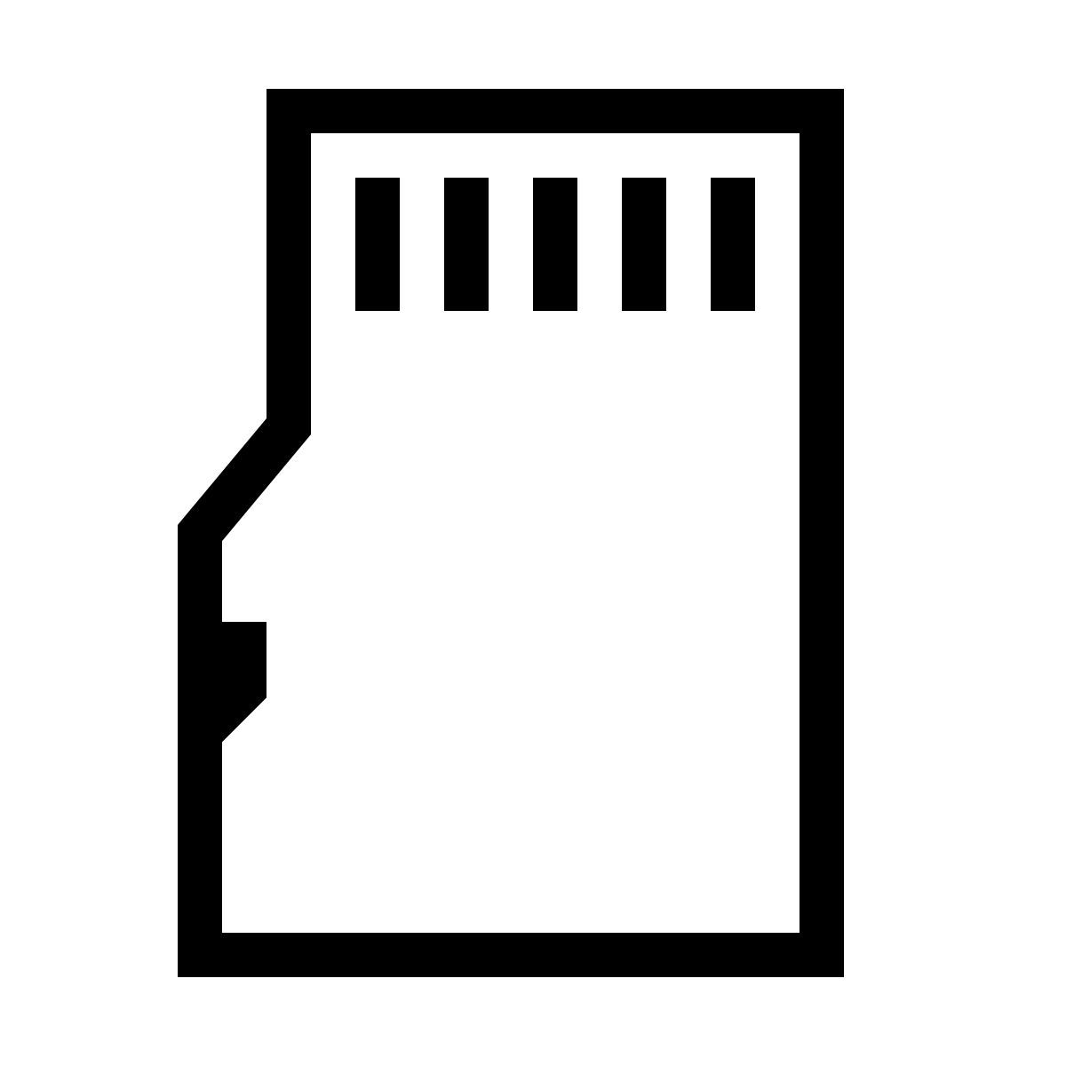 forma thin sharp style карта памяти micro sd icon