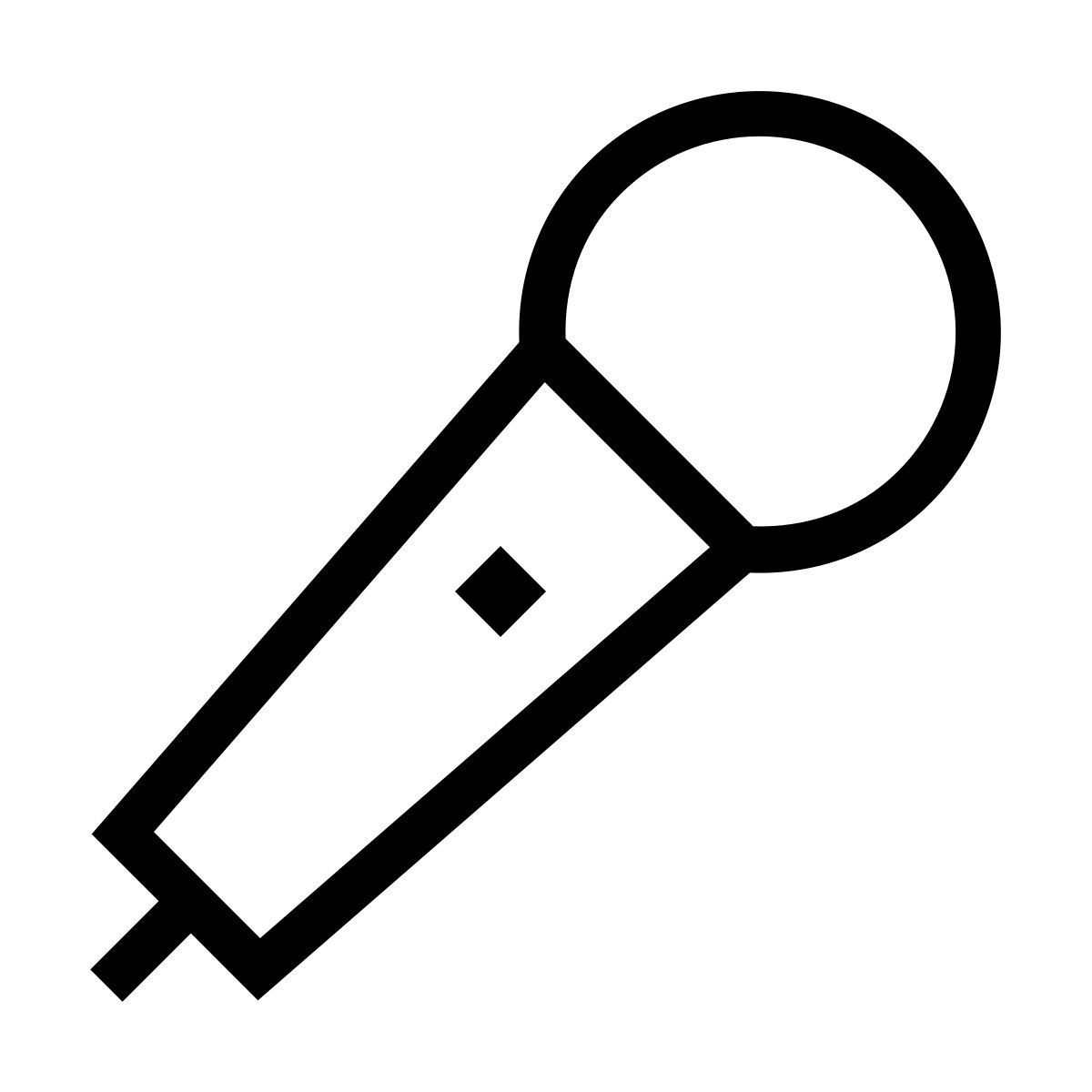 forma thin sharp style микрофон icon