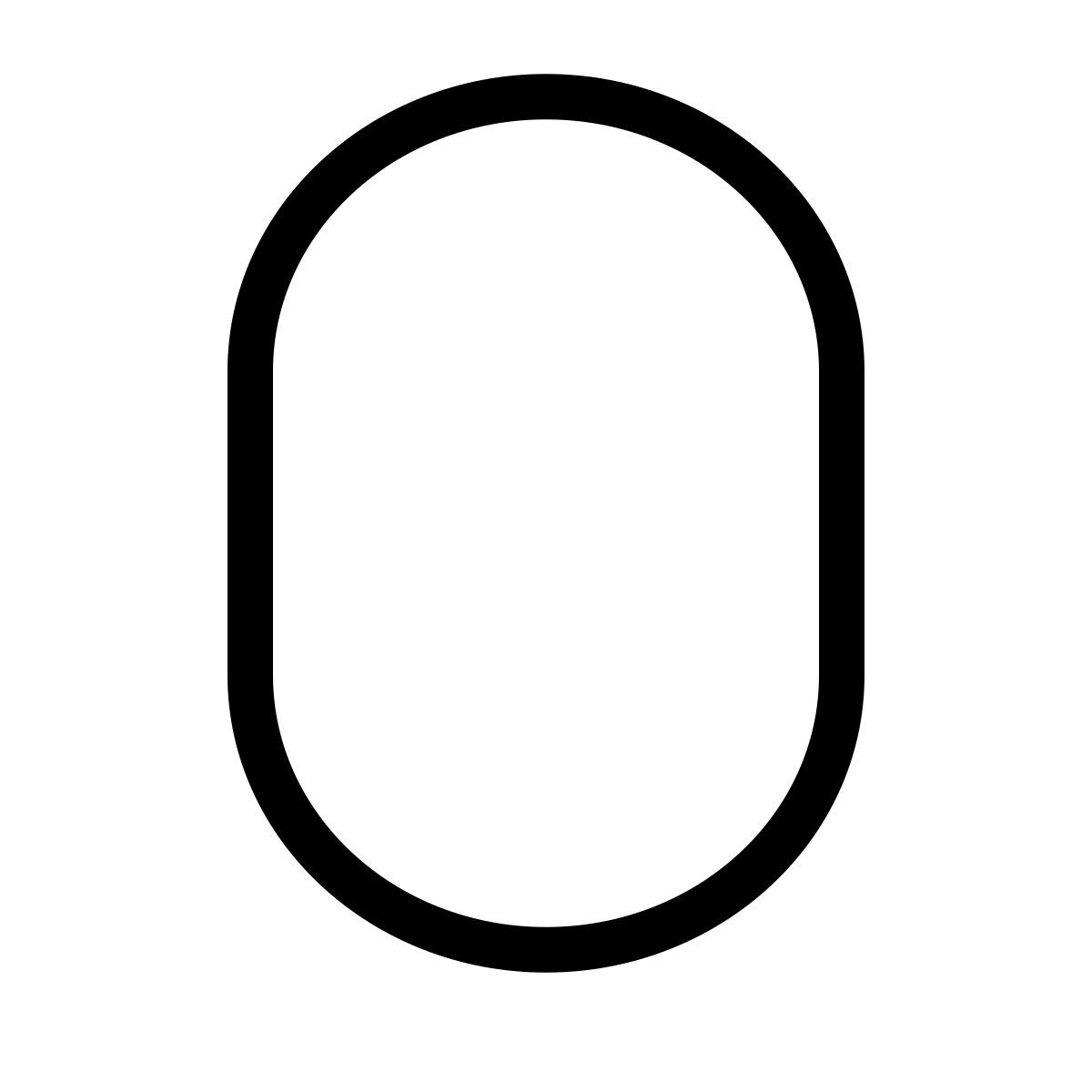 forma thin sharp style о icon