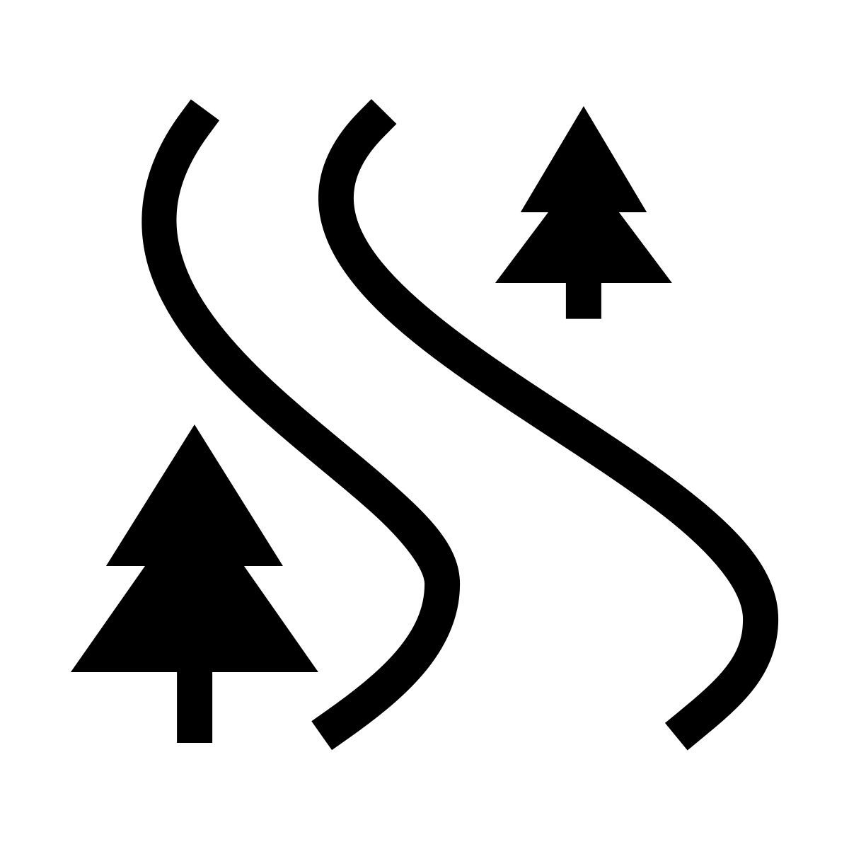 forma thin sharp style path icon