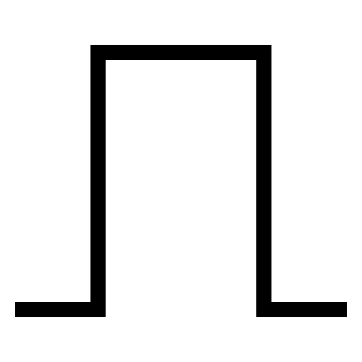 forma thin sharp style квадратная волна icon