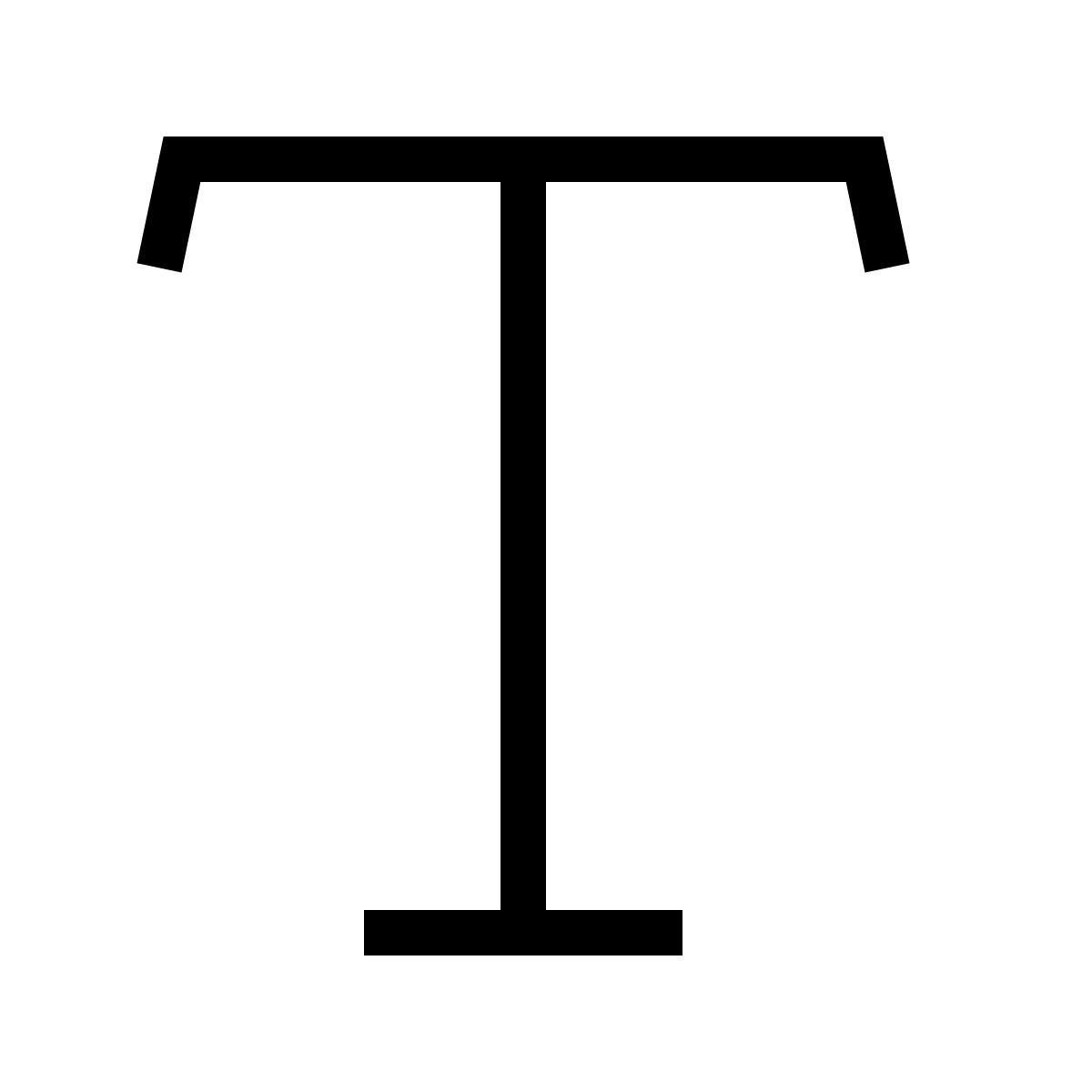 иконка текст forma thin sharp стиль