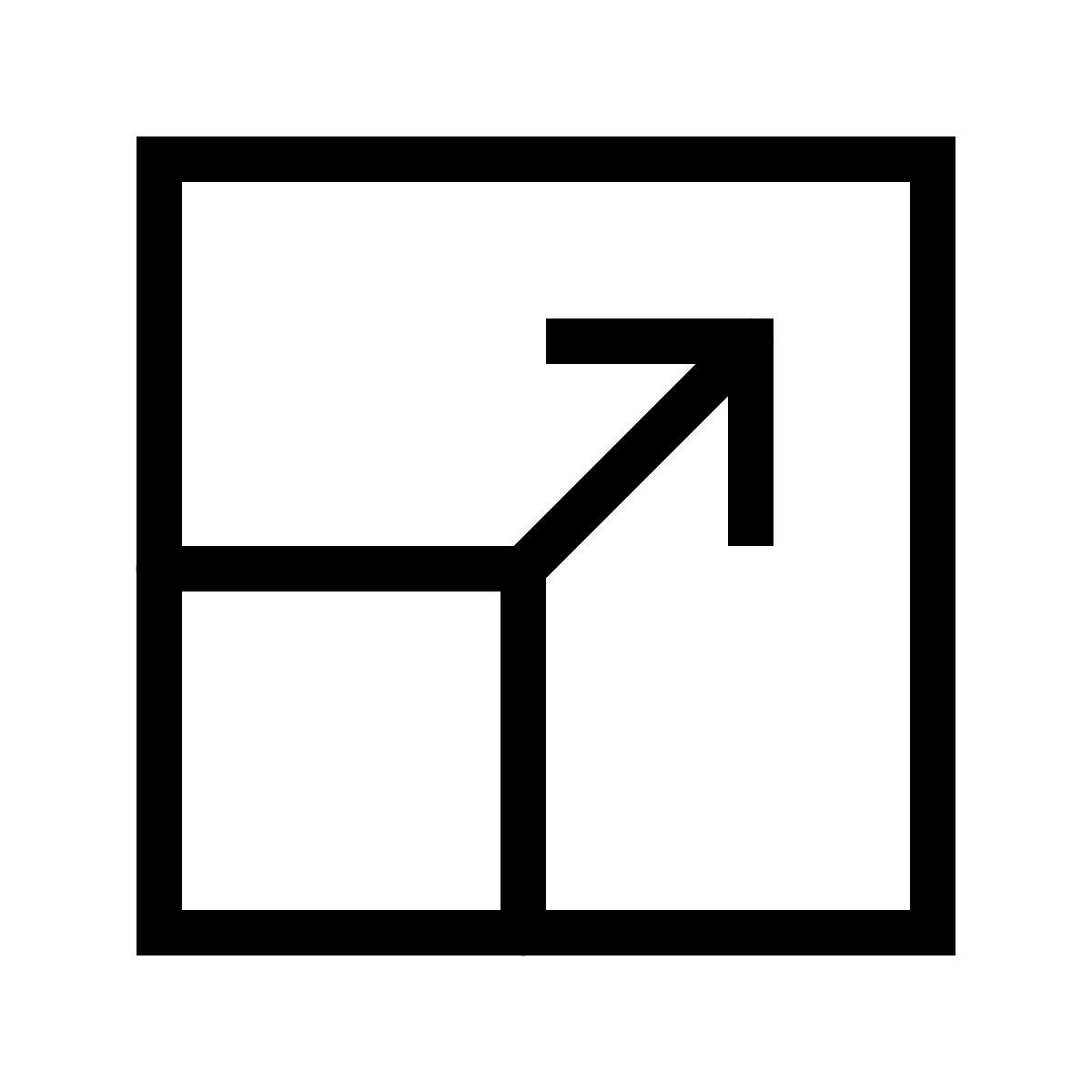 иконка переключение полноэкранного режима forma thin sharp стиль