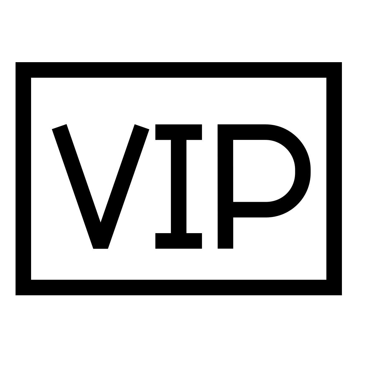 forma thin sharp style vip icon