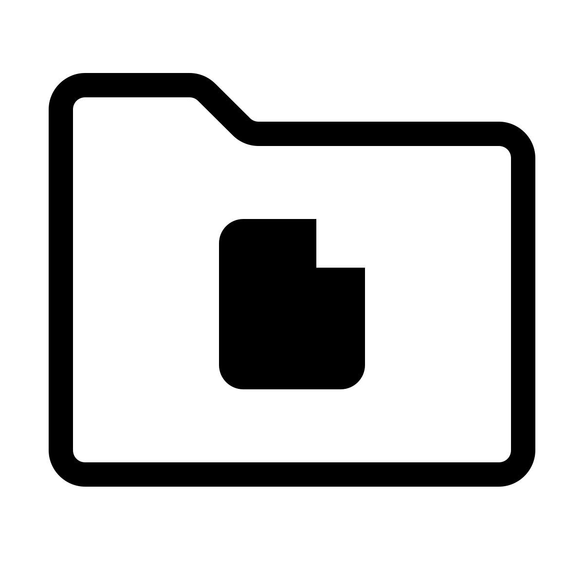 forma thin style папка документов icon