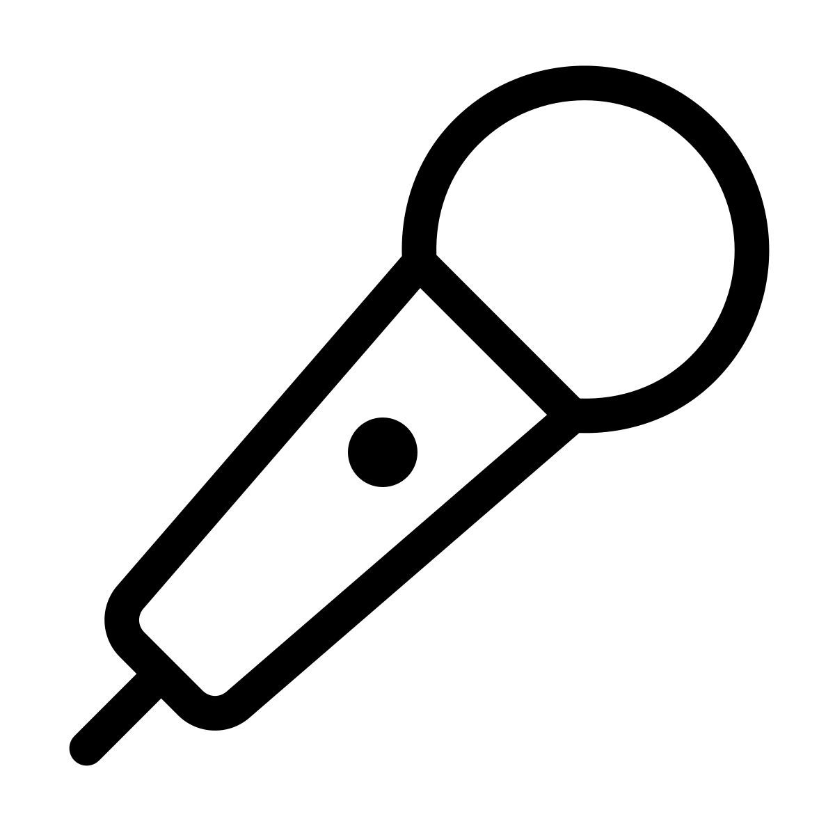 forma thin style микрофон icon