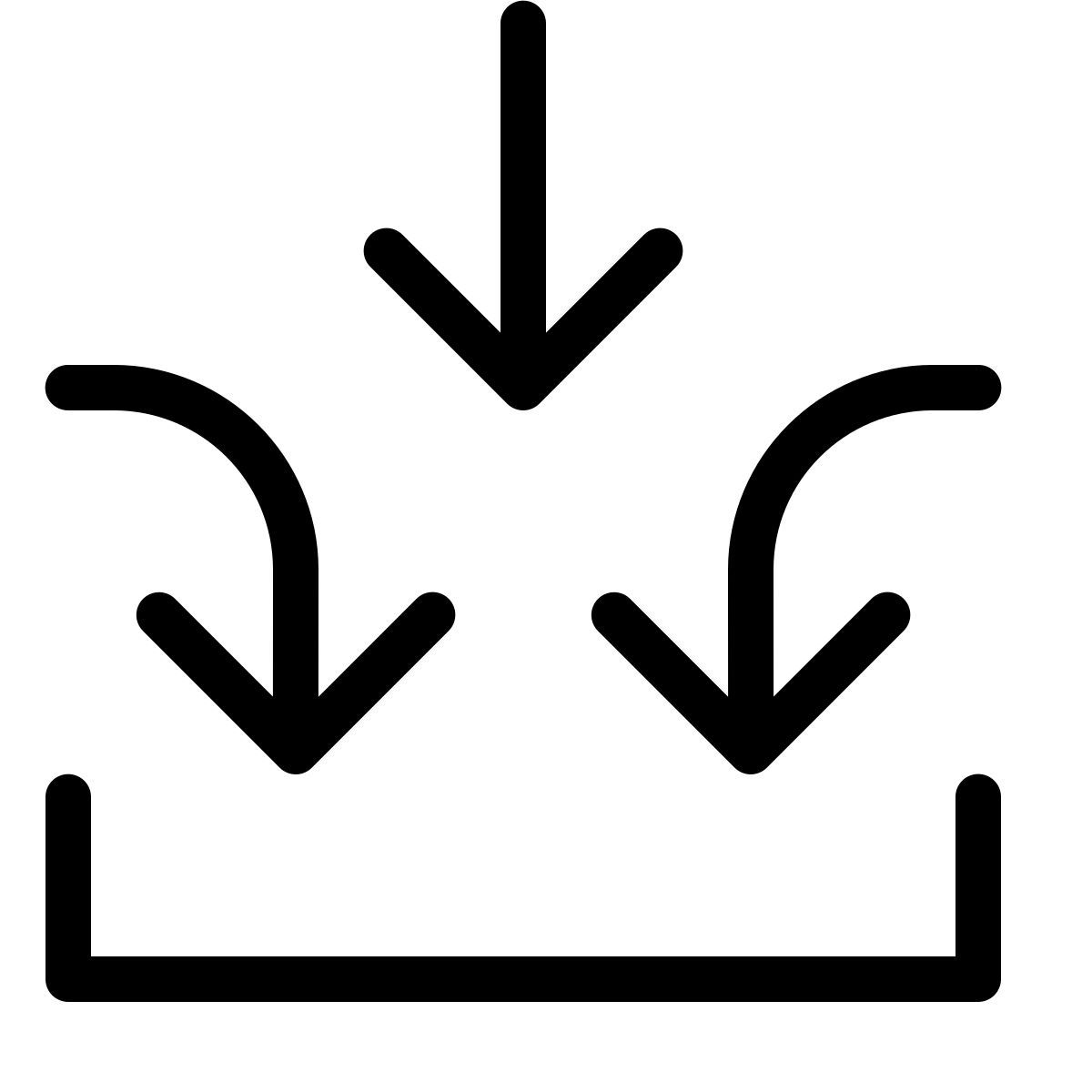 иконка несколько входов forma thin style