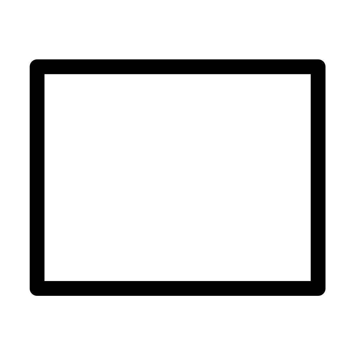 forma thin style прямоугольник icon
