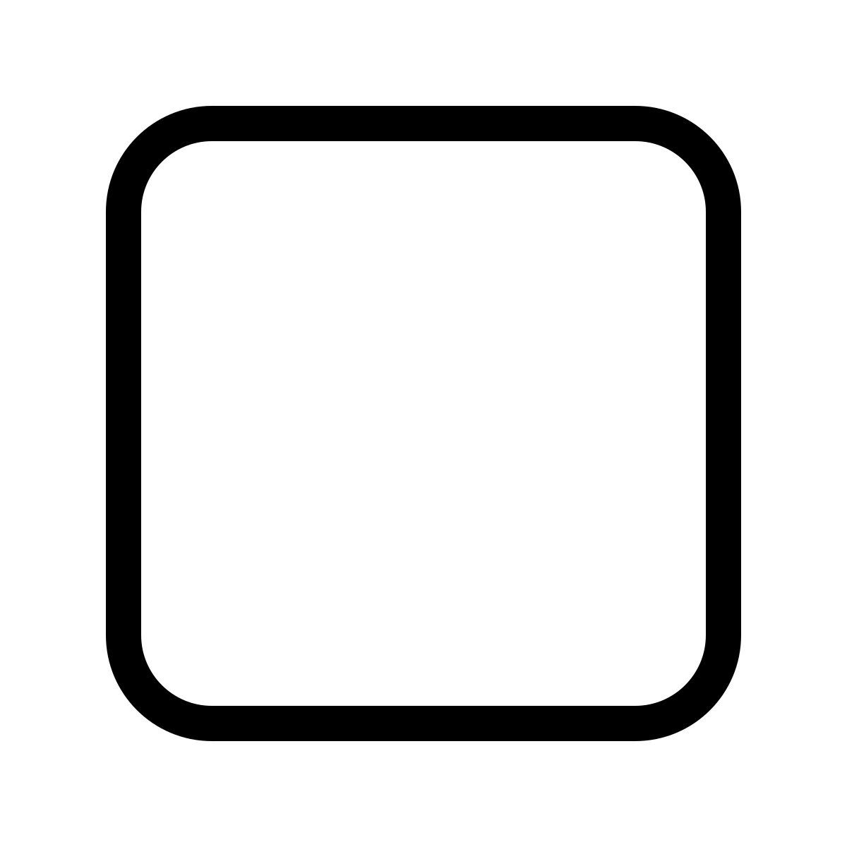 forma thin style скругленный квадрат icon