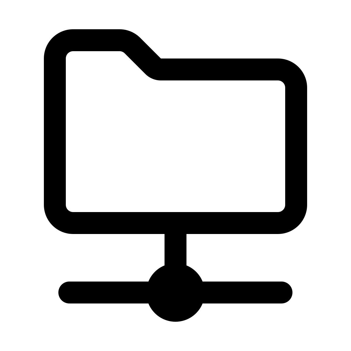 иконка общая папка forma thin стиль