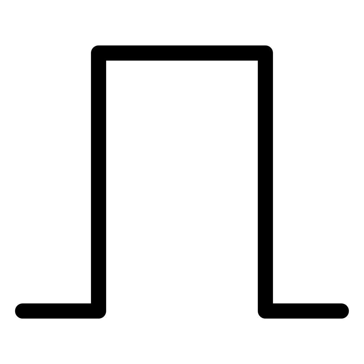 forma thin style квадратная волна icon