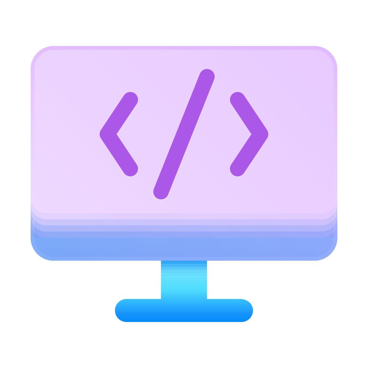 glassmorphism style программирование icon