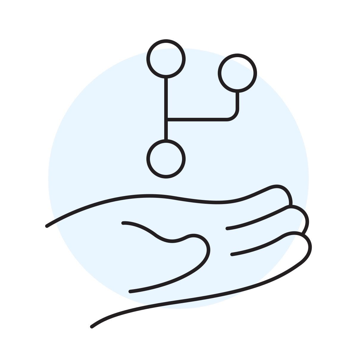 handsy style форк icon