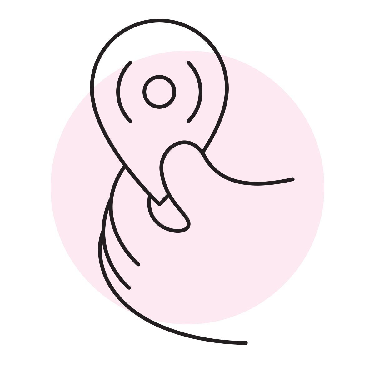 иконка точка handsy стиль