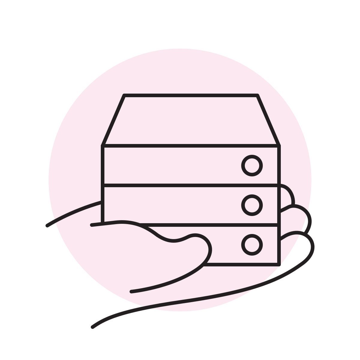 иконка стек handsy стиль
