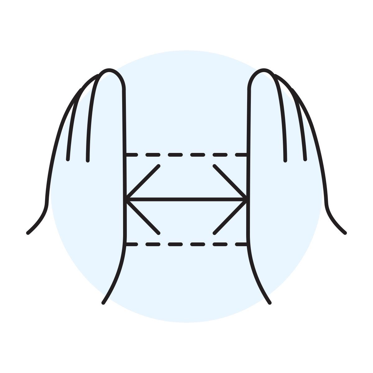 иконка ширина handsy стиль