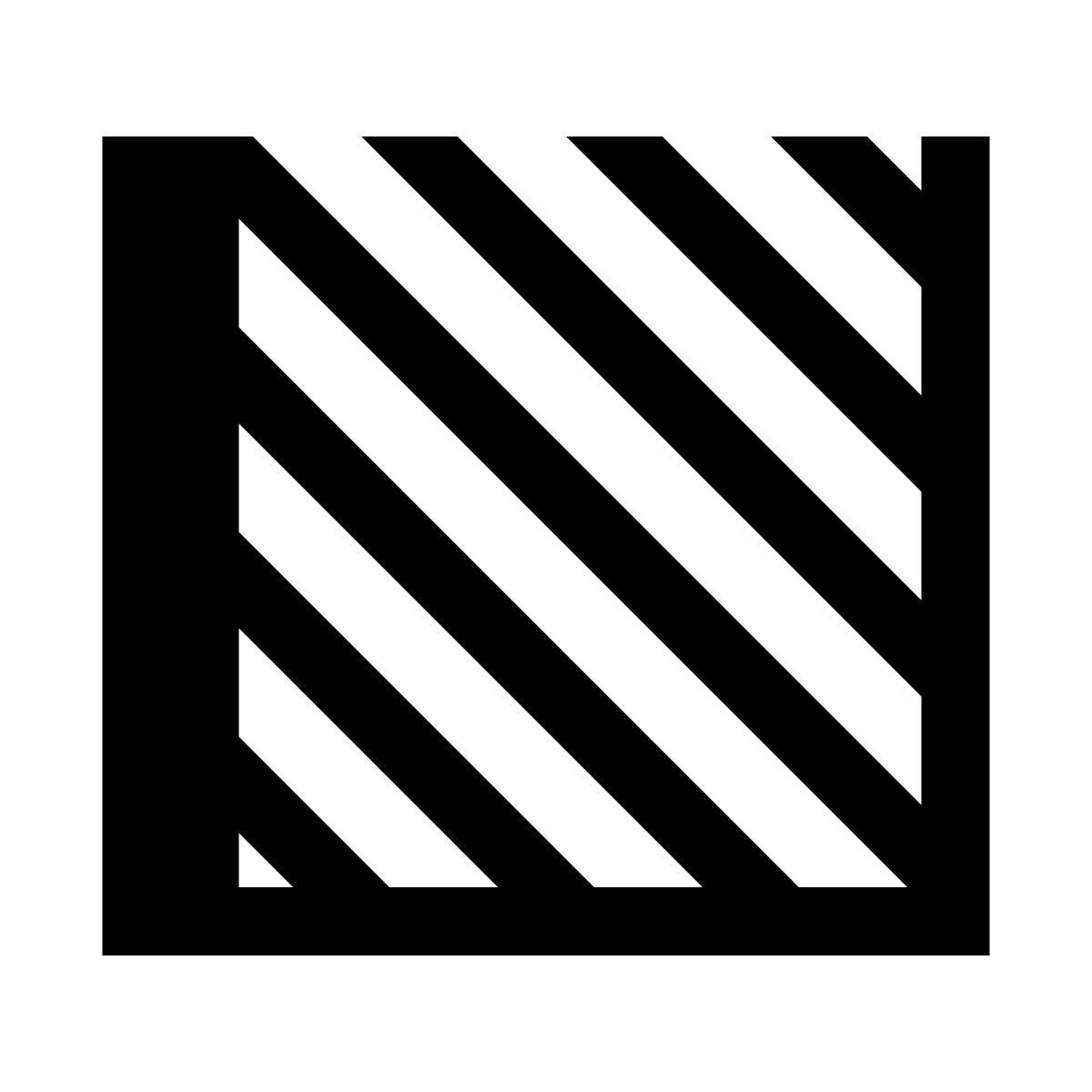 hatch style candy cane pattern icon