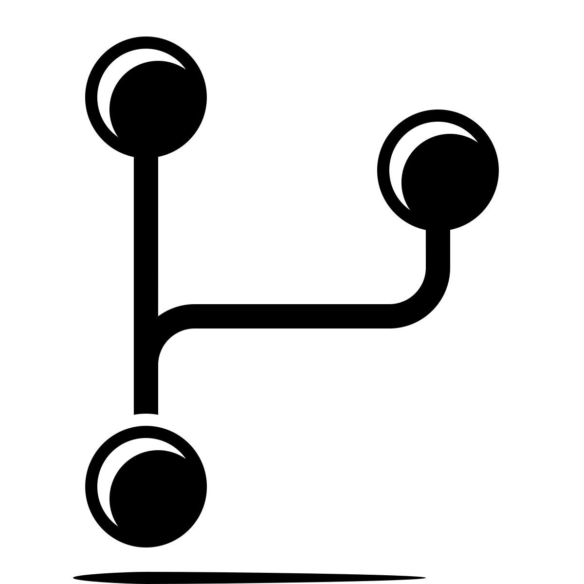 ink style форк icon