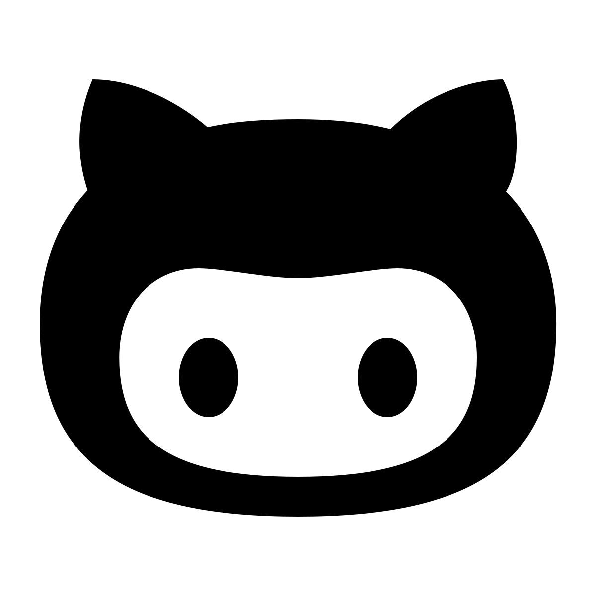 ios 17 glyph style github octocat icon