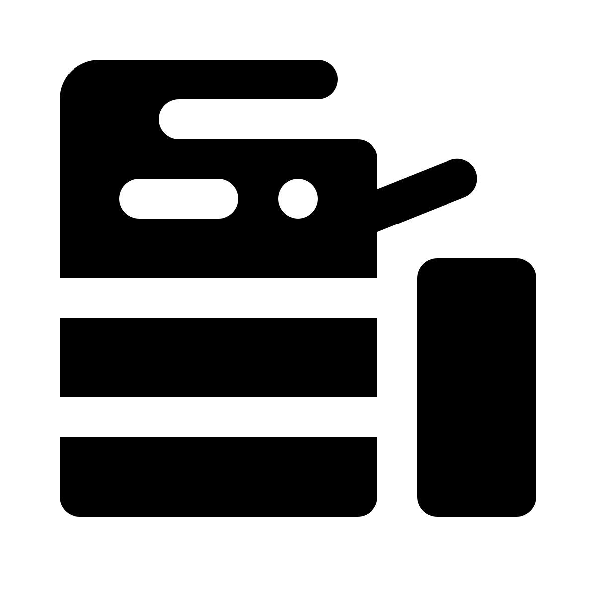 ios 17 glyph style многофункциональный принтер icon