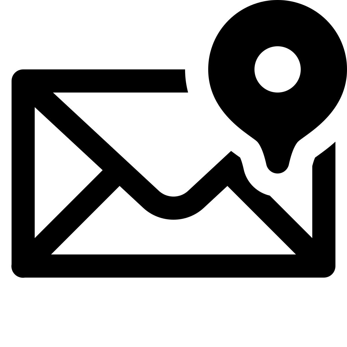 иконка почтовый индекс ios 27 glyph стиль