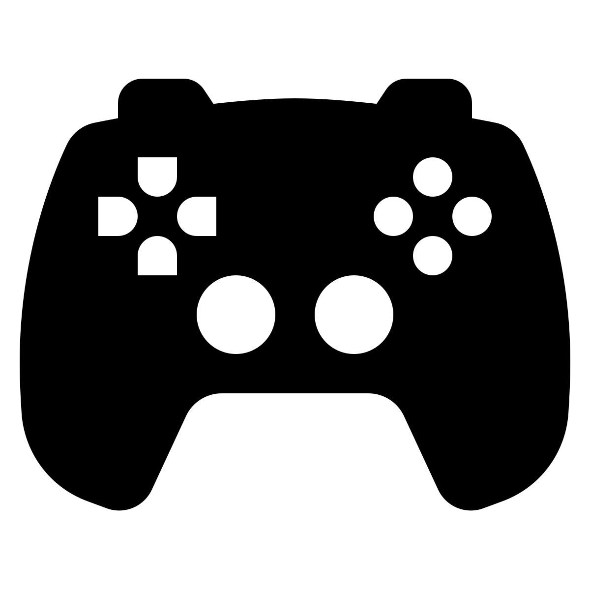 ios 17 glyph style ps контроллер icon