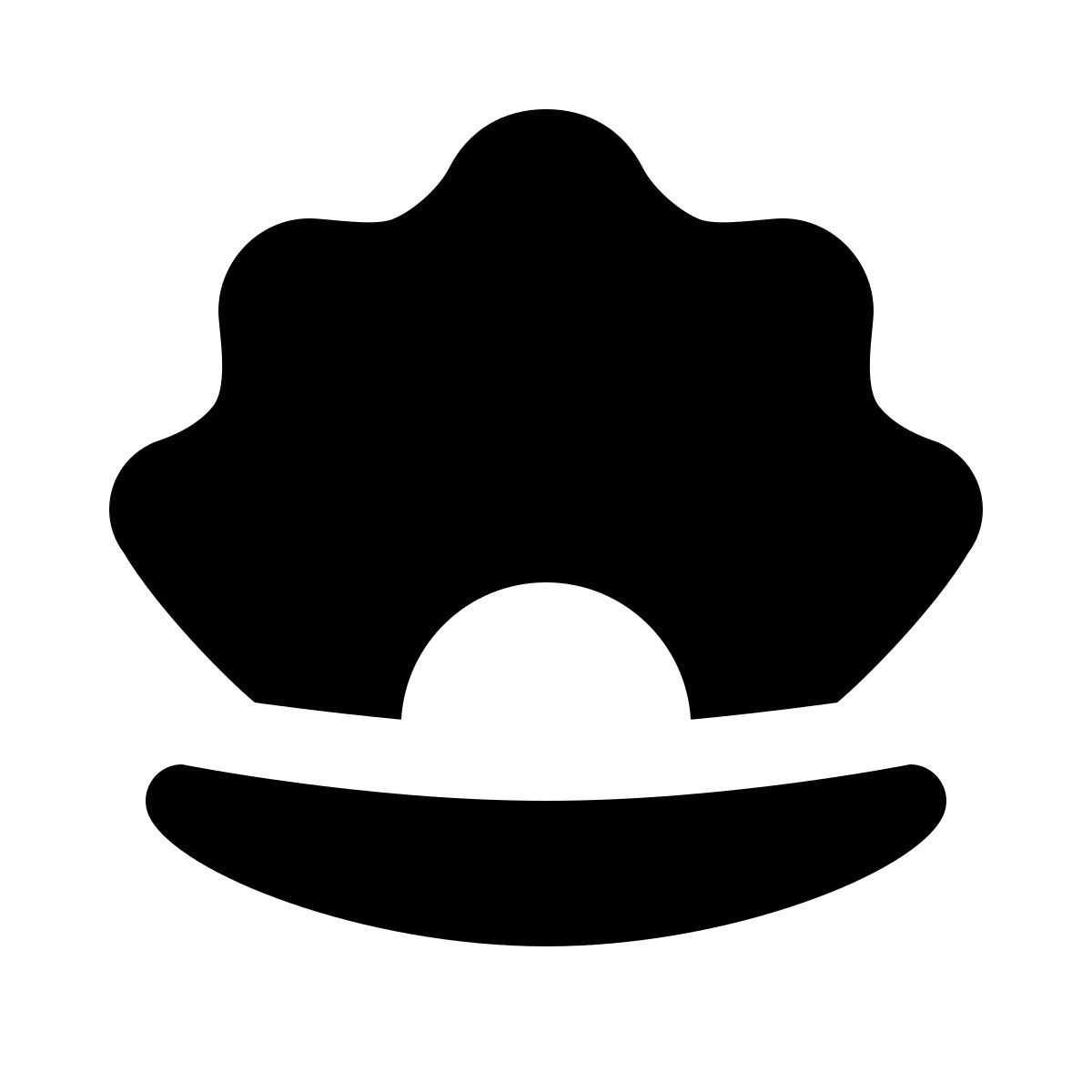 ios 17 glyph style моллюск icon
