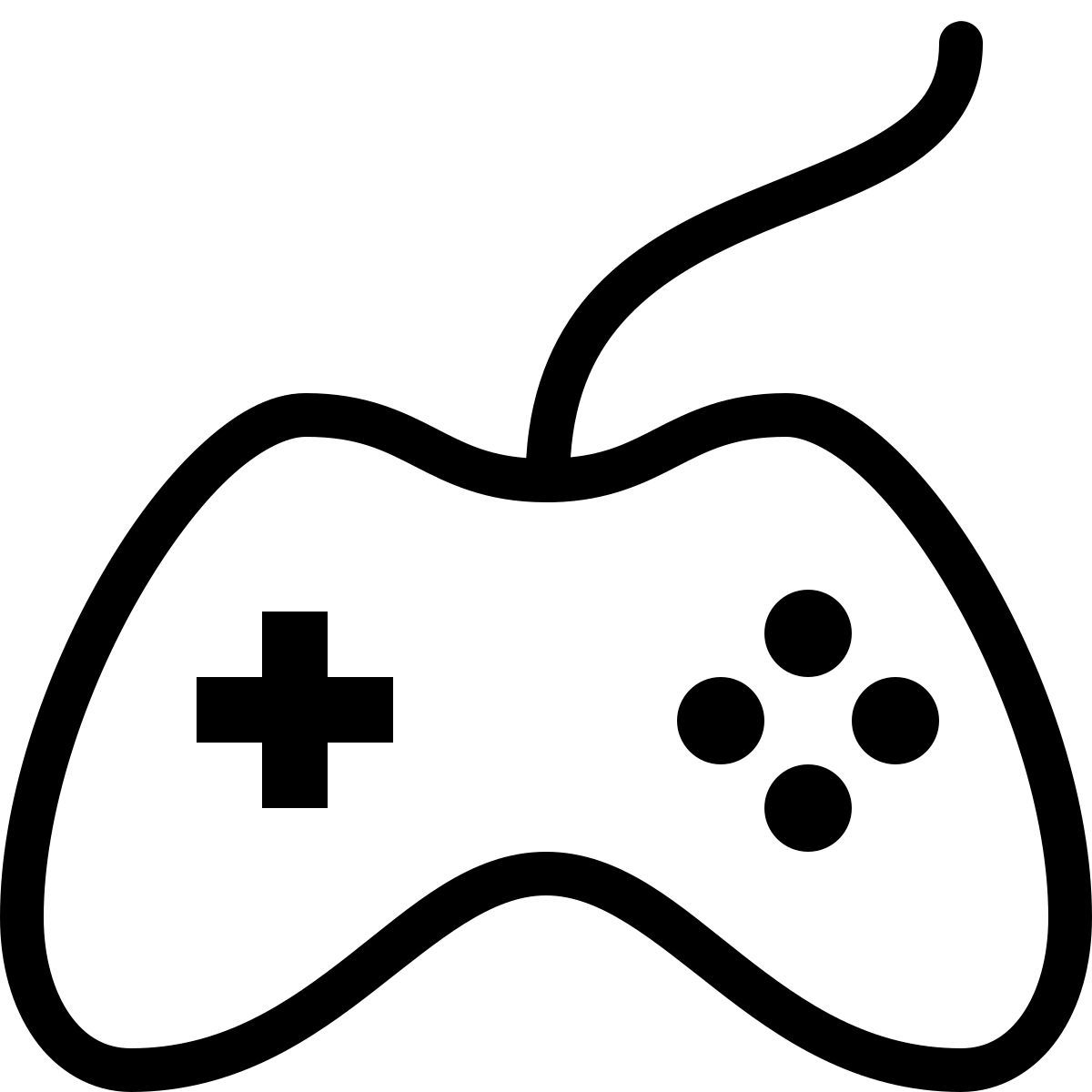 ios 17 outlined style контроллер icon