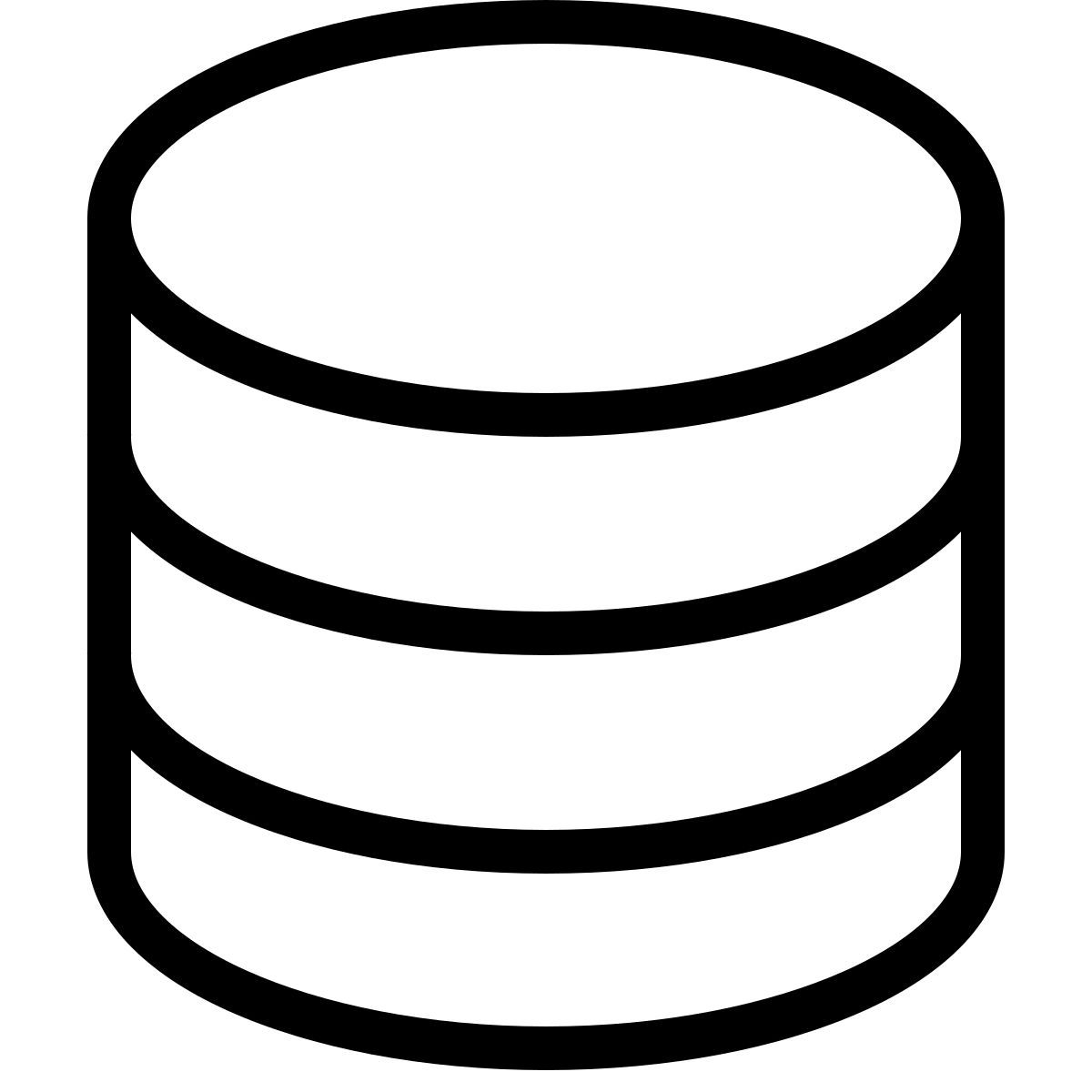 ios 17 outlined style данные icon
