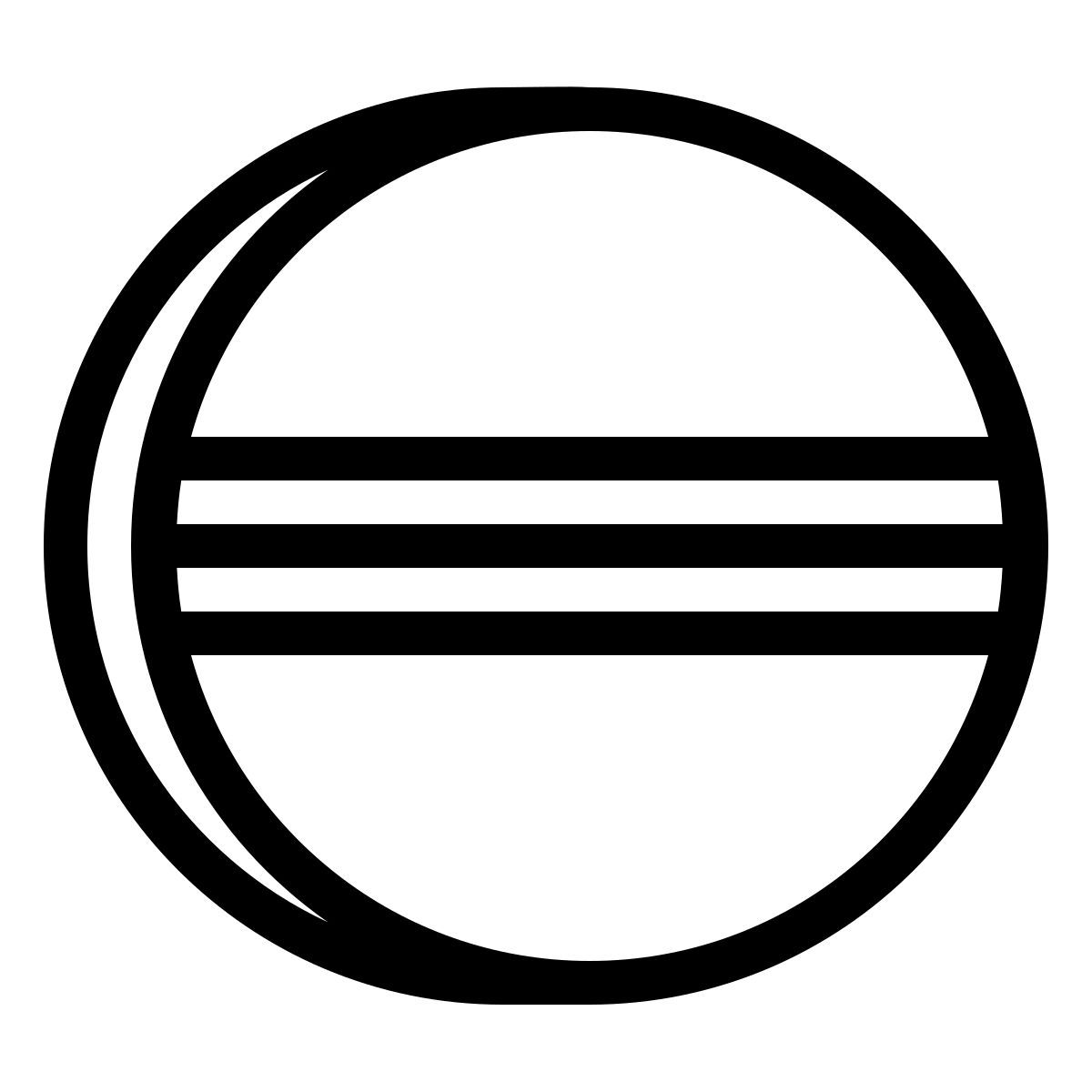 ios 17 outlined style java eclipse icon
