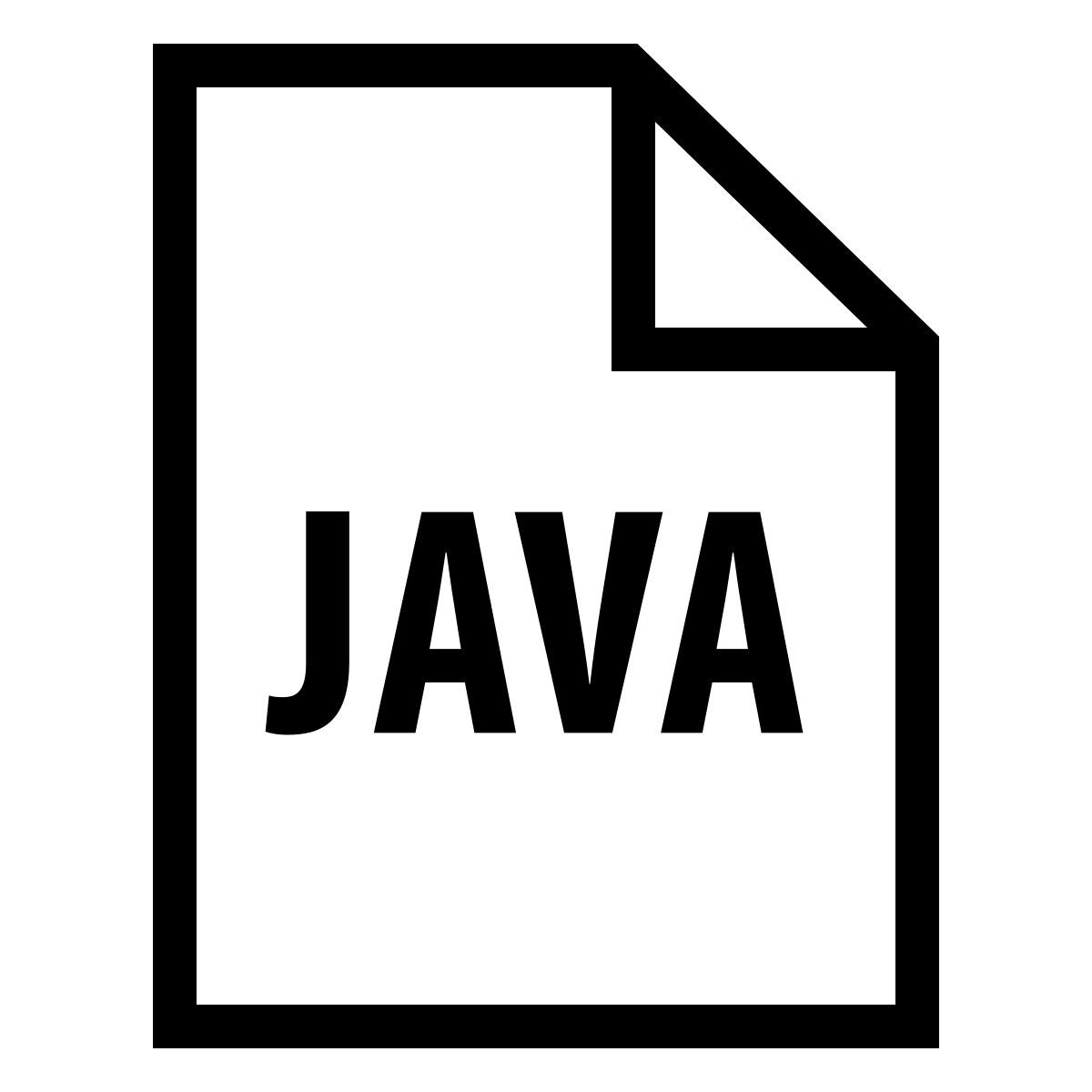 Файл Java icon