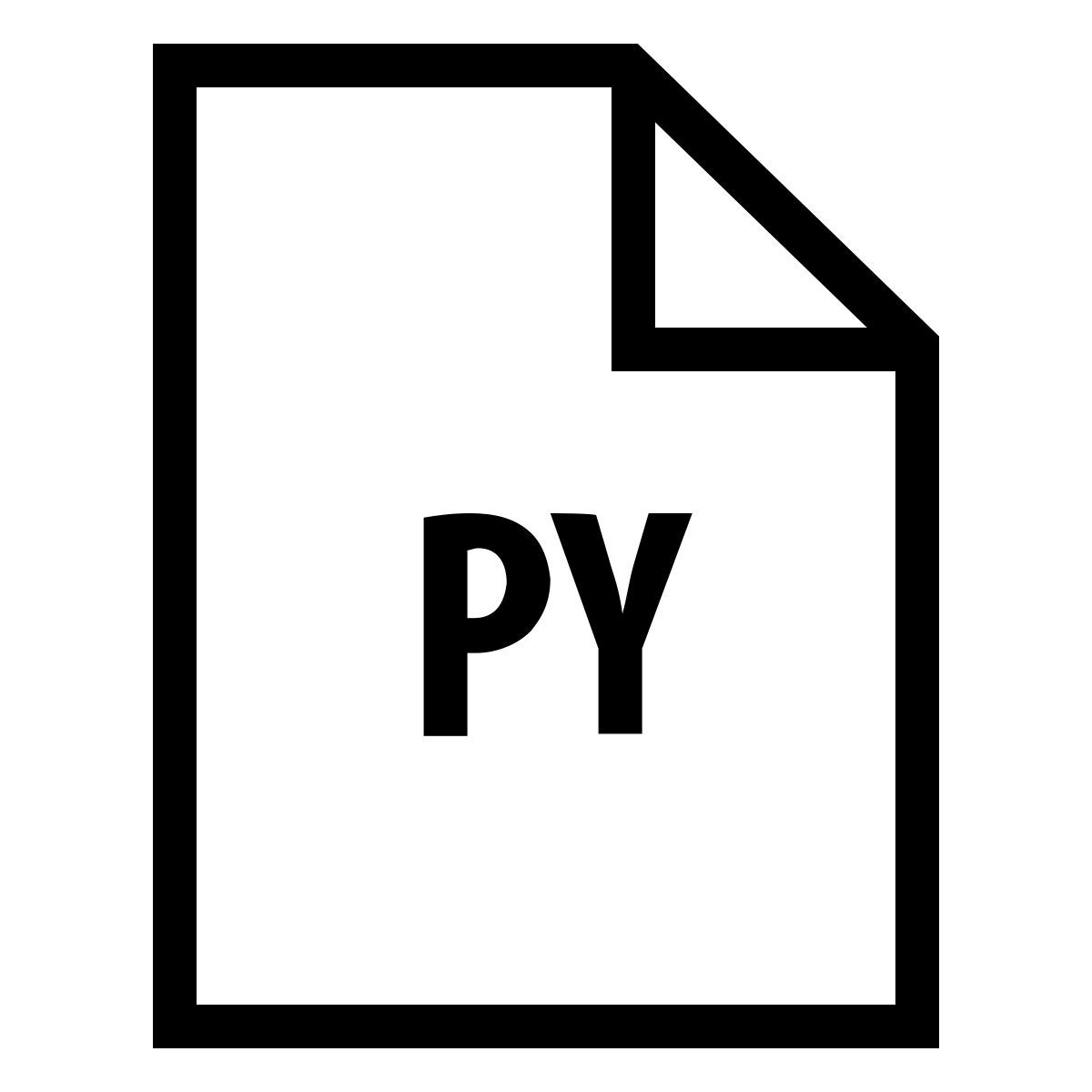 ios 17 outlined style python файл icon