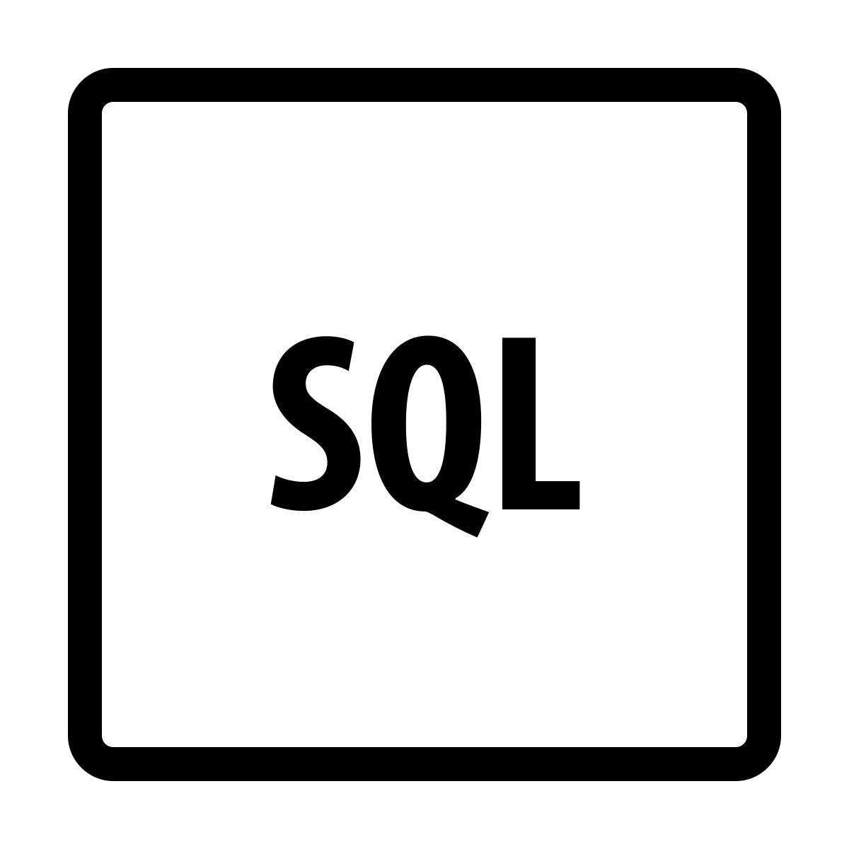 ios 17 outlined style sql icon