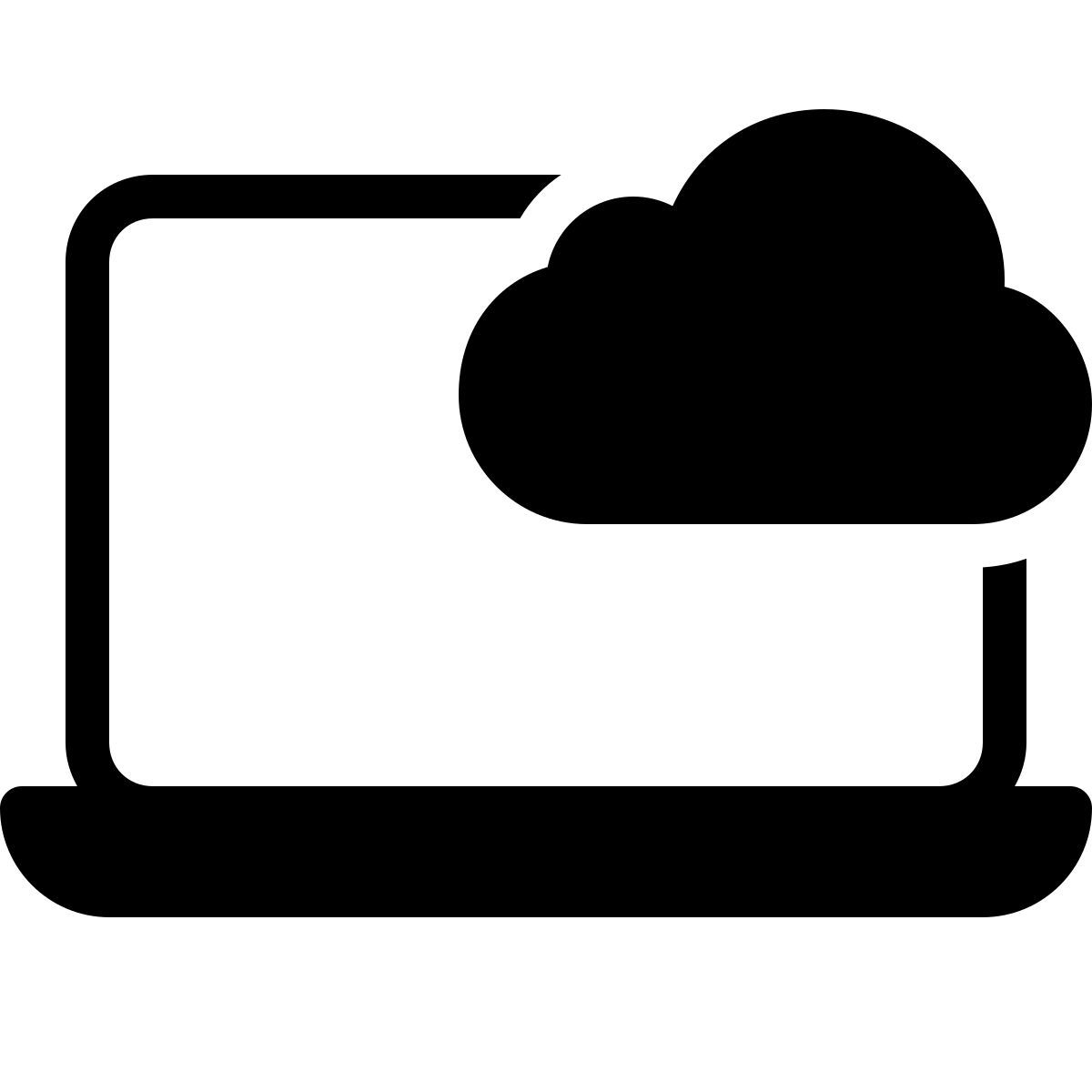 ios 17 filled style облачные вычисления icon