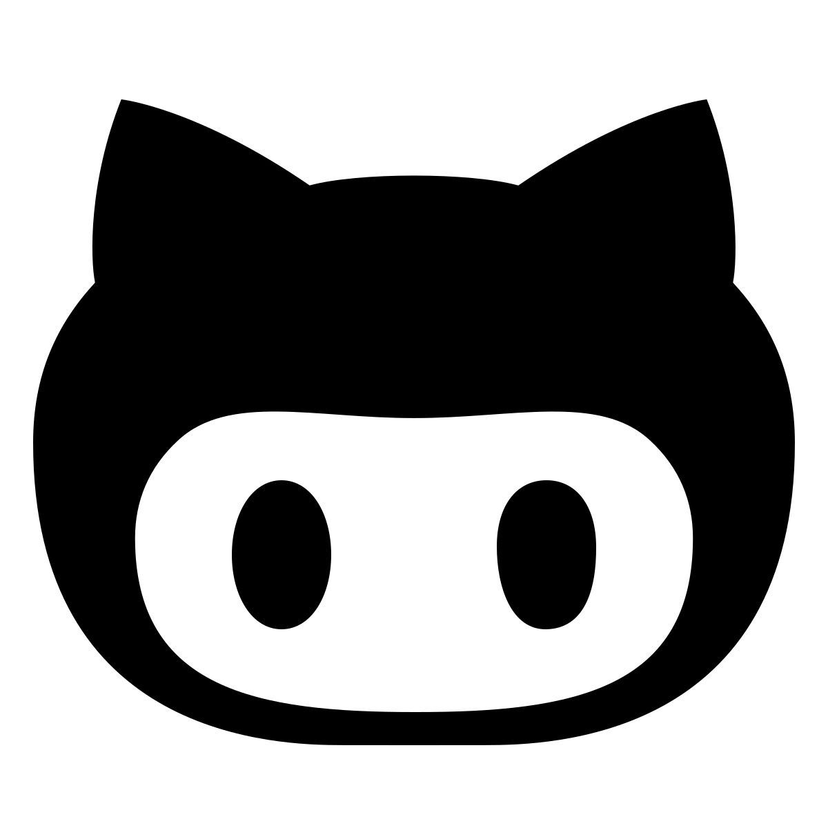 ios 17 filled style github octocat icon