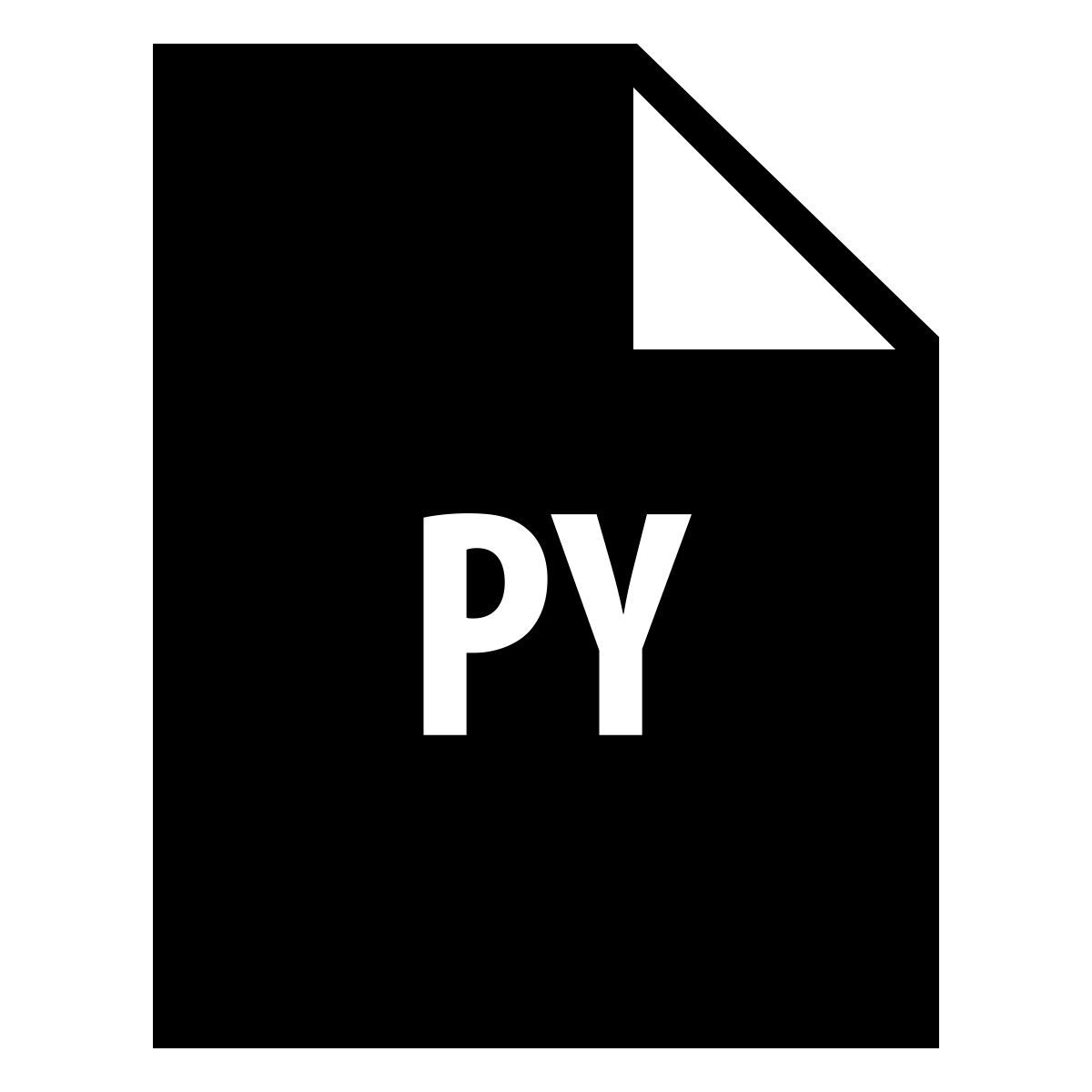 ios 17 filled style python файл icon