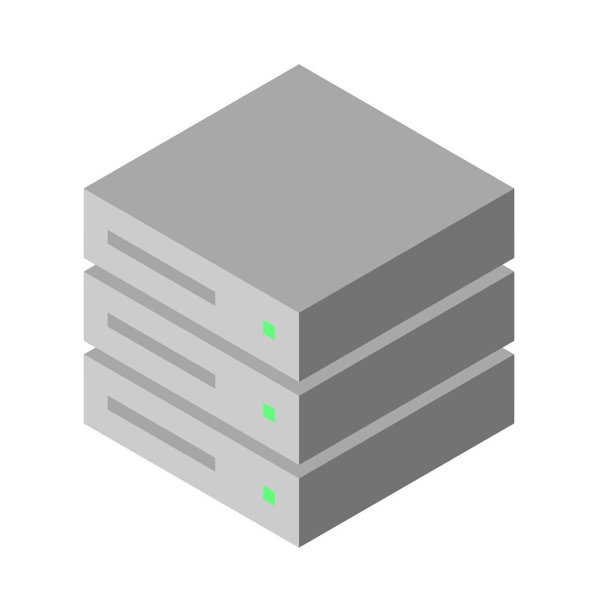 isometric color style стек icon
