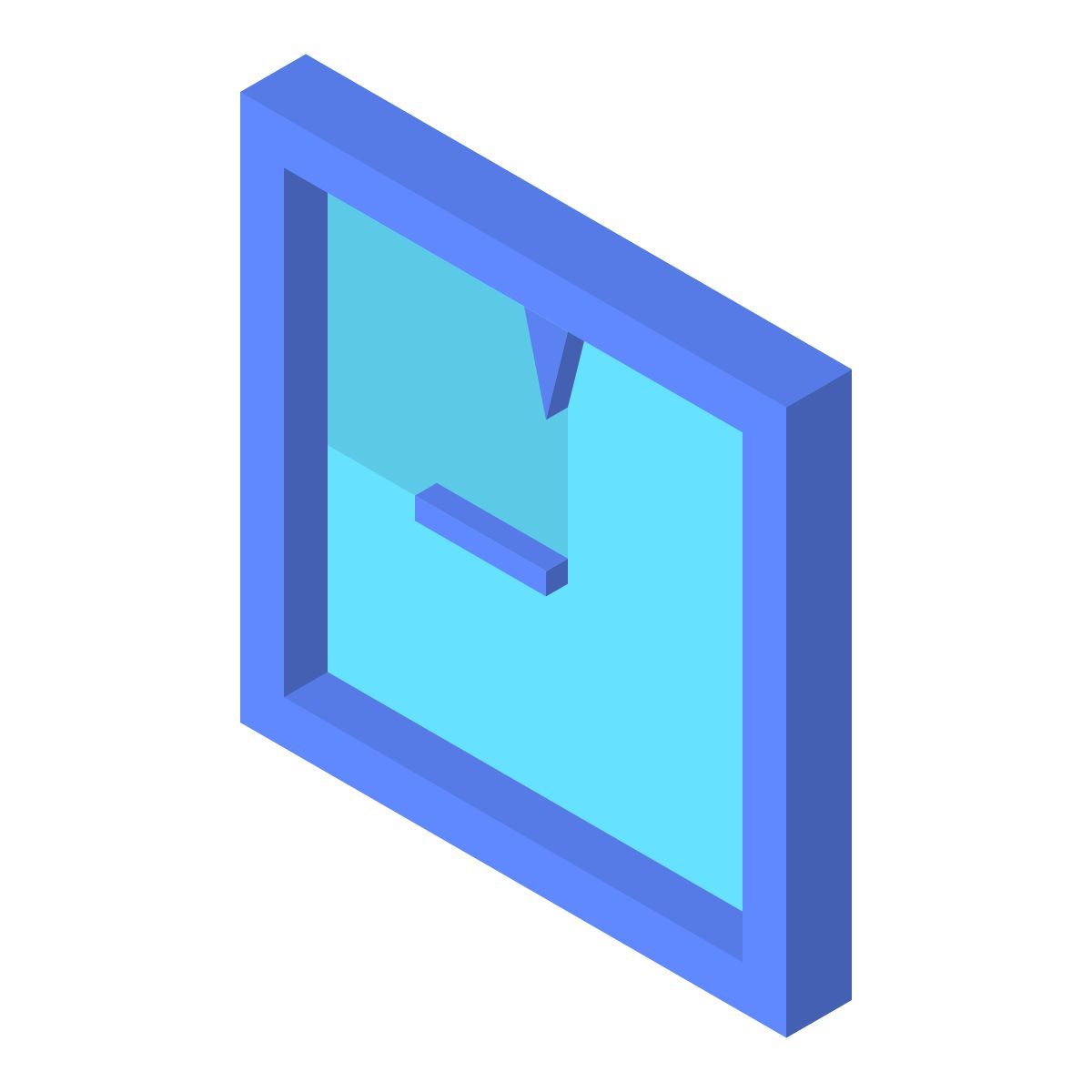 иконка таймер isometric color стиль