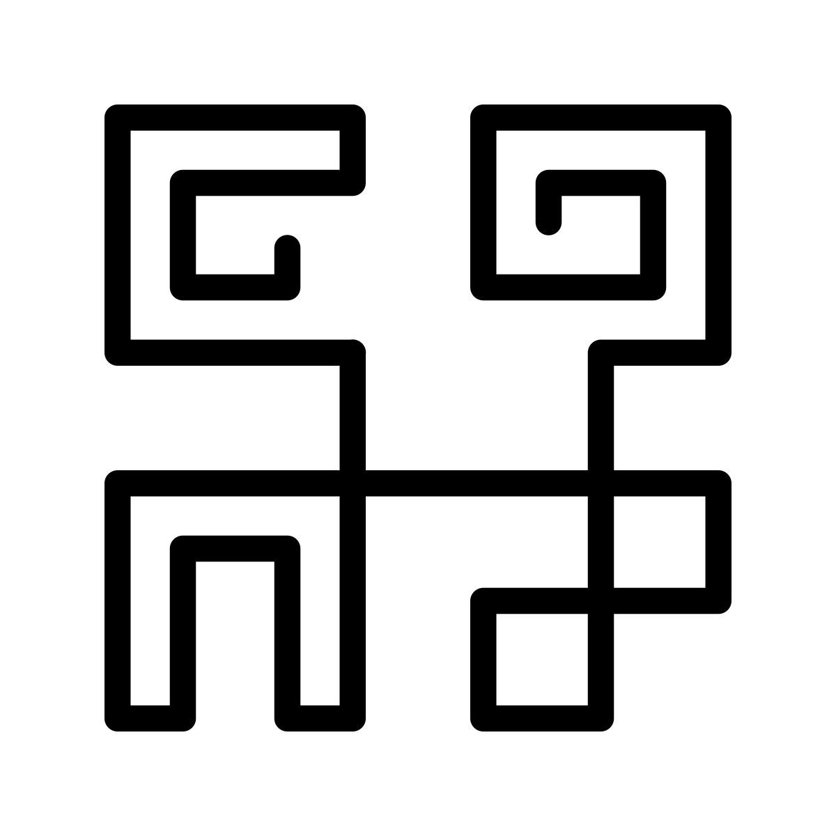 laces style qr код icon