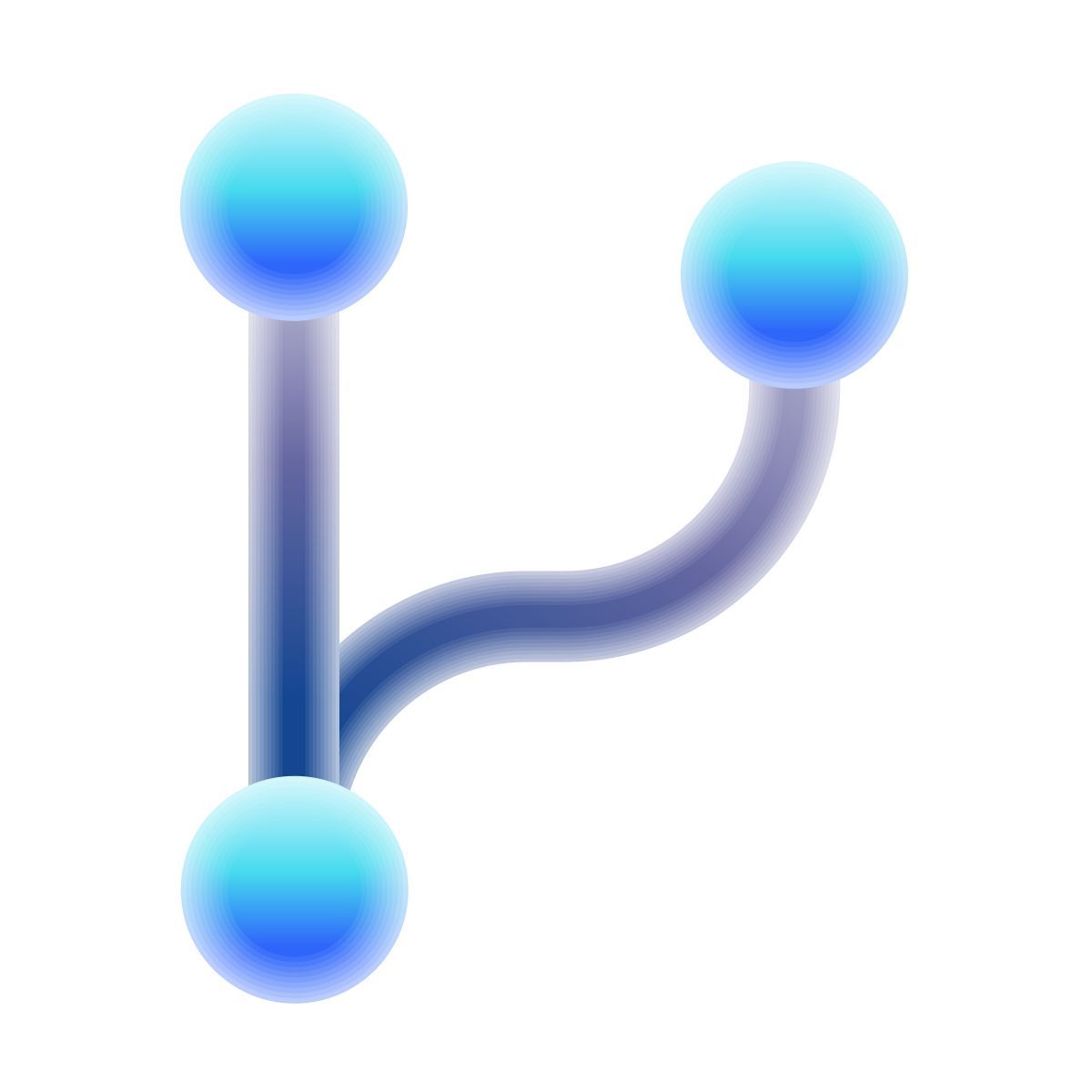 lollipop style форк icon