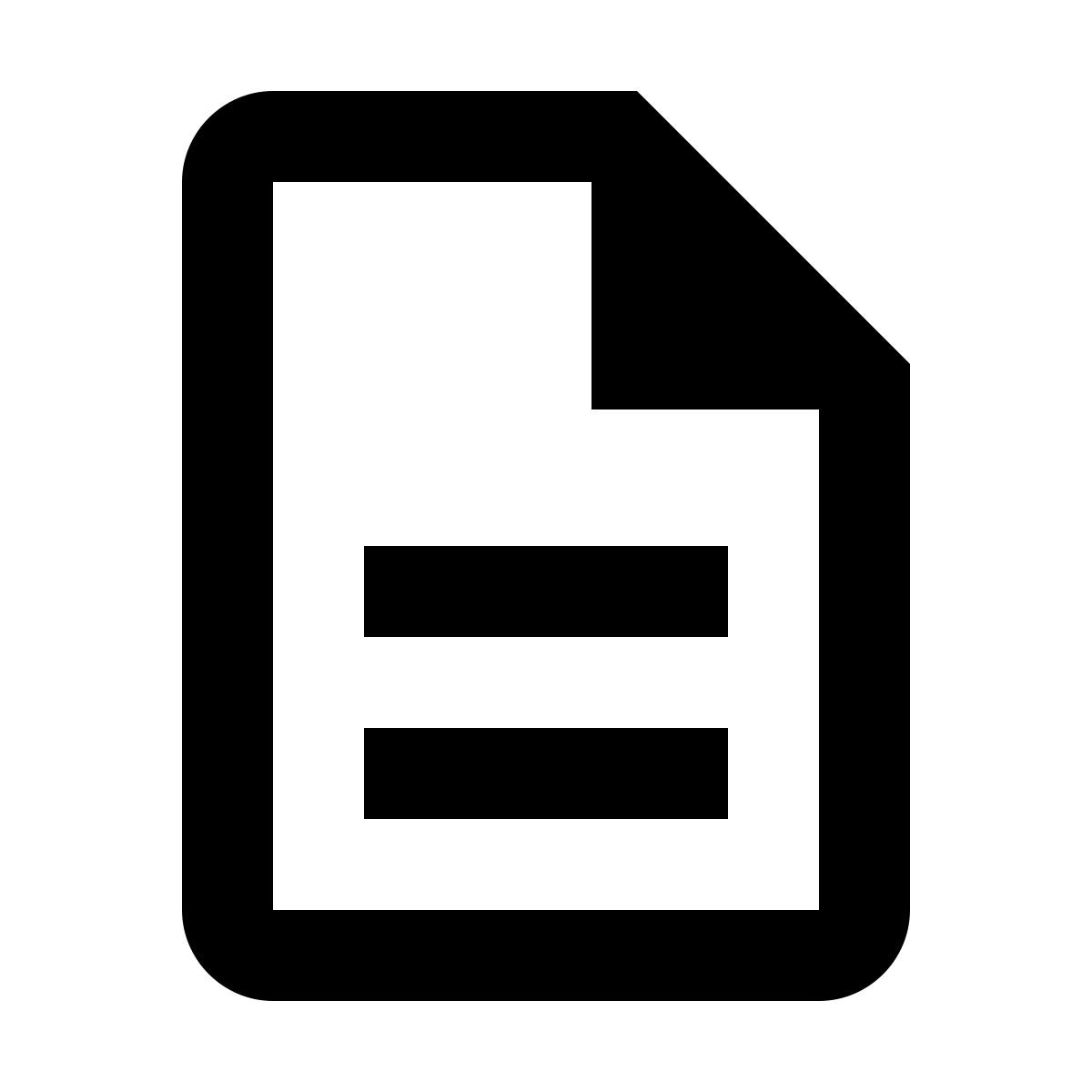material outlined style документ icon