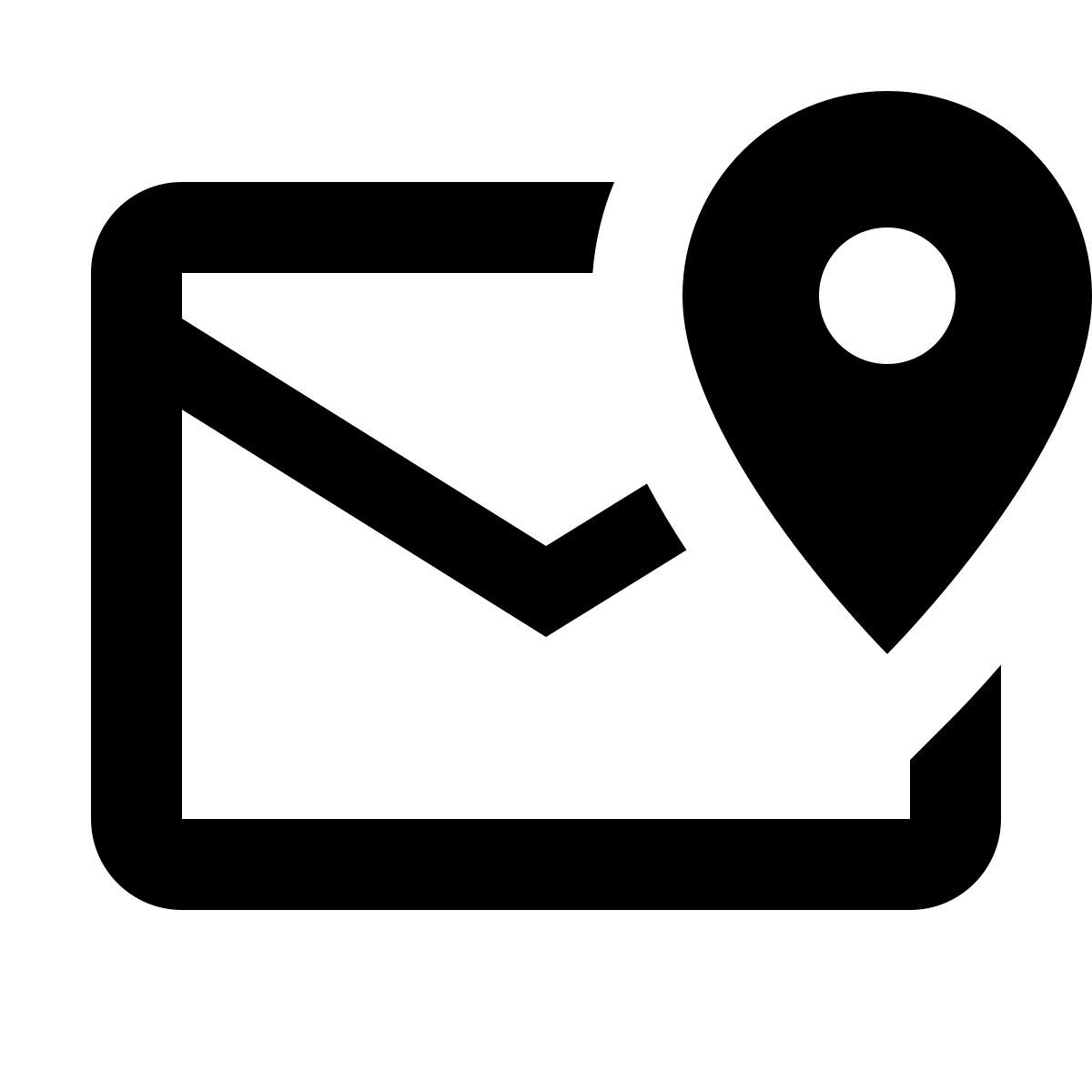 material outlined style почтовый индекс icon